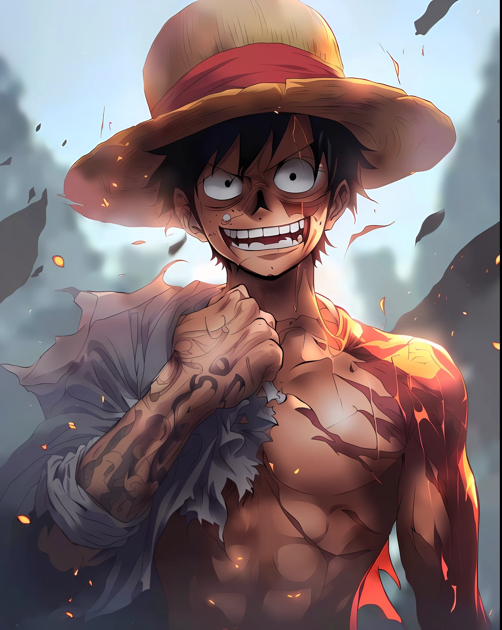 anime one piece wallpapers one piece wallpapers one piece wallpapers, Luffy (one piece, portrait of luffy from one piece, Luffy de One Piece, Luffy, Macaco D Luffy, Macaco D. Luffy, from one piece, alien robot luffy, Engrenagem Luffy 5, one piece artstyle, inspirado em Eiichiro Oda, anime epic artwork, 4 k manga wallpaper