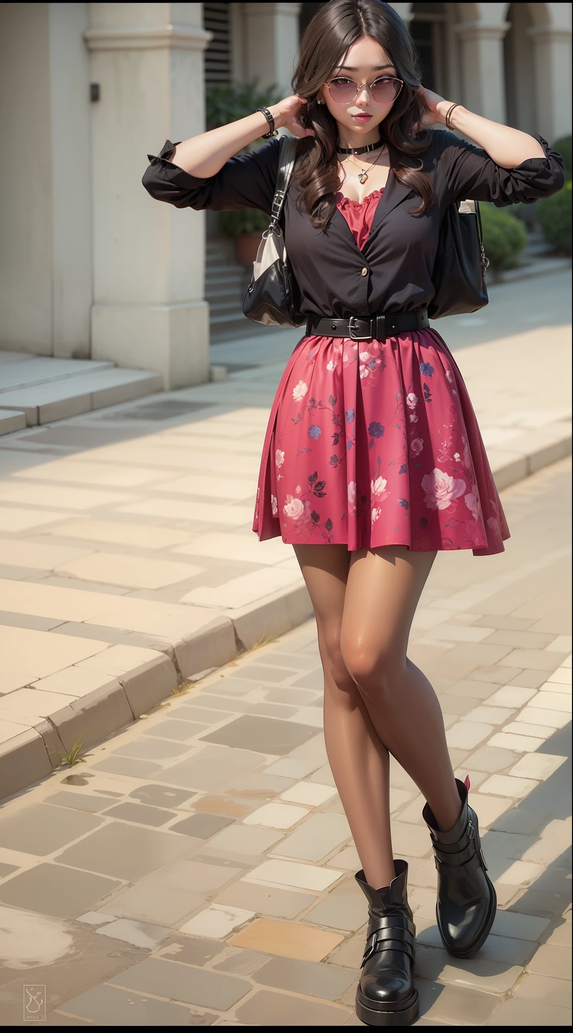 Elegant, beautiful, female anime character