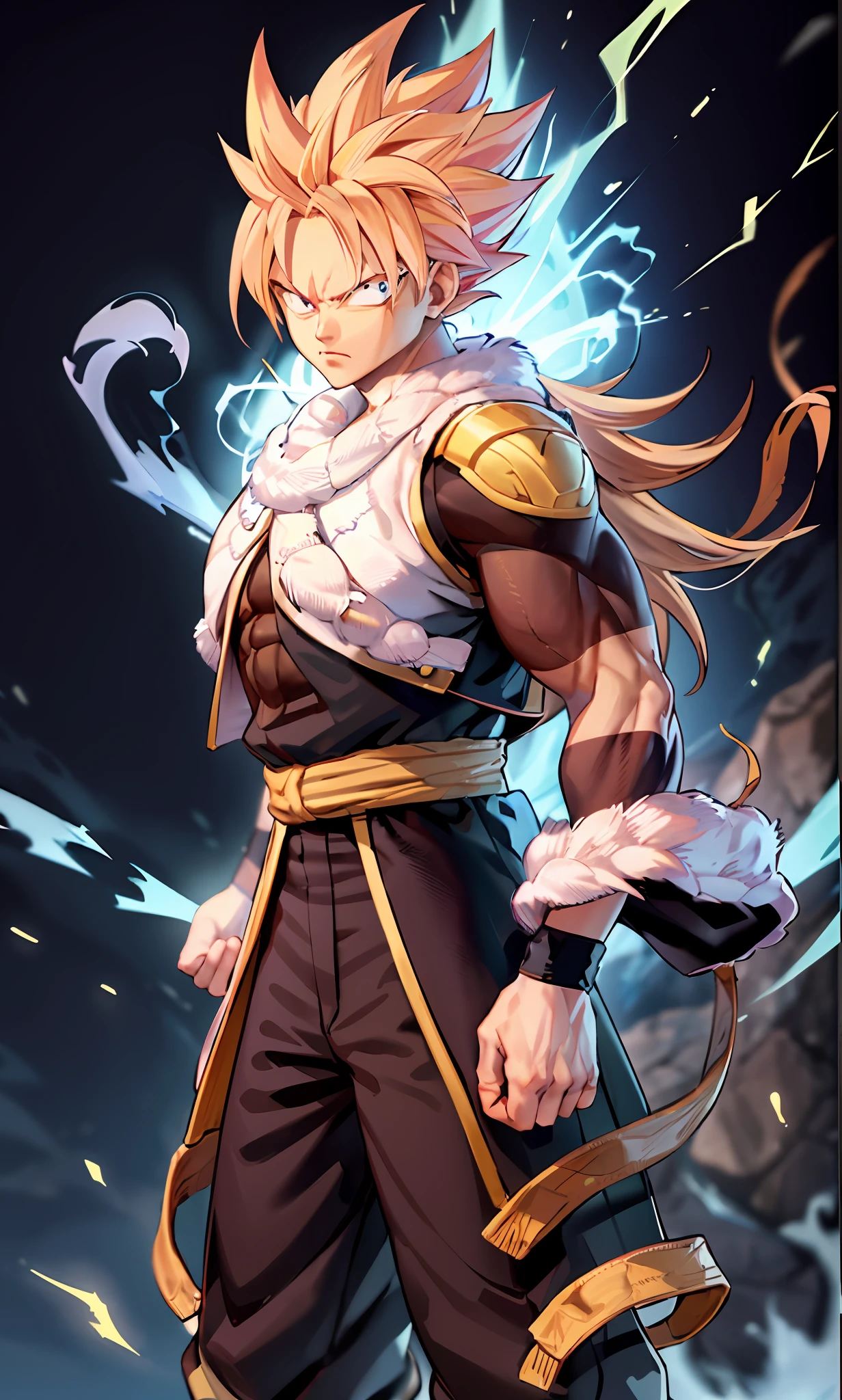 a close up of a person with a very large body and a very big body, ultra instinct, an epic anime of a energy man, 4 k manga wallpaper, super saiyan blue, anime wallaper, 4k anime wallpaper, anime wallpaper 4k, anime wallpaper 4 k, character dragonball, highly detailed portrait of goku, human goku, super saiyan goku