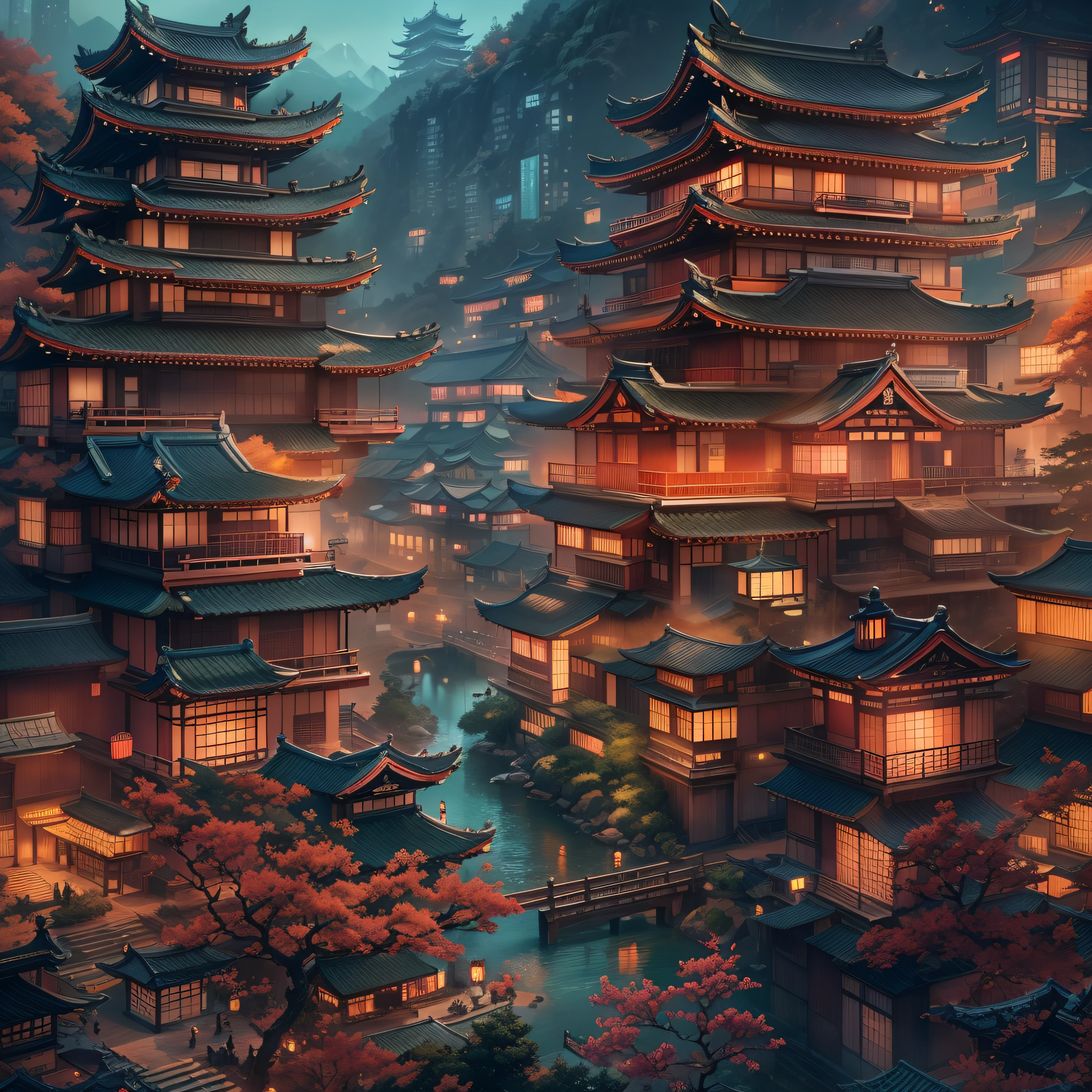 Asian architecture in the city Asian architecture in the city at night,Ships pass by, dreamy Chinese towns, Chinese Ancient Architecture, Japan city, Colorful fox city, digital painting of a pagoda, japanese city at night, cyberpunk chinese ancient castle, Beautiful rendering of the Tang Dynasty, A Japanese town, kyoto inspired, Chinese architecture, Amazing wallpapers, Pagodas on the mountain pass by with boats at night, dreamy Chinese towns, ((((Chinese Ancient Architecture))))), Japan city, Colorful fox city, digital painting of a pagoda, japanese city at night, cyberpunk chinese ancient castle, Beautiful rendering of the Tang Dynasty, A Japanese town, kyoto inspired, Chinese architecture, Amazing wallpapers, pagodas on hills