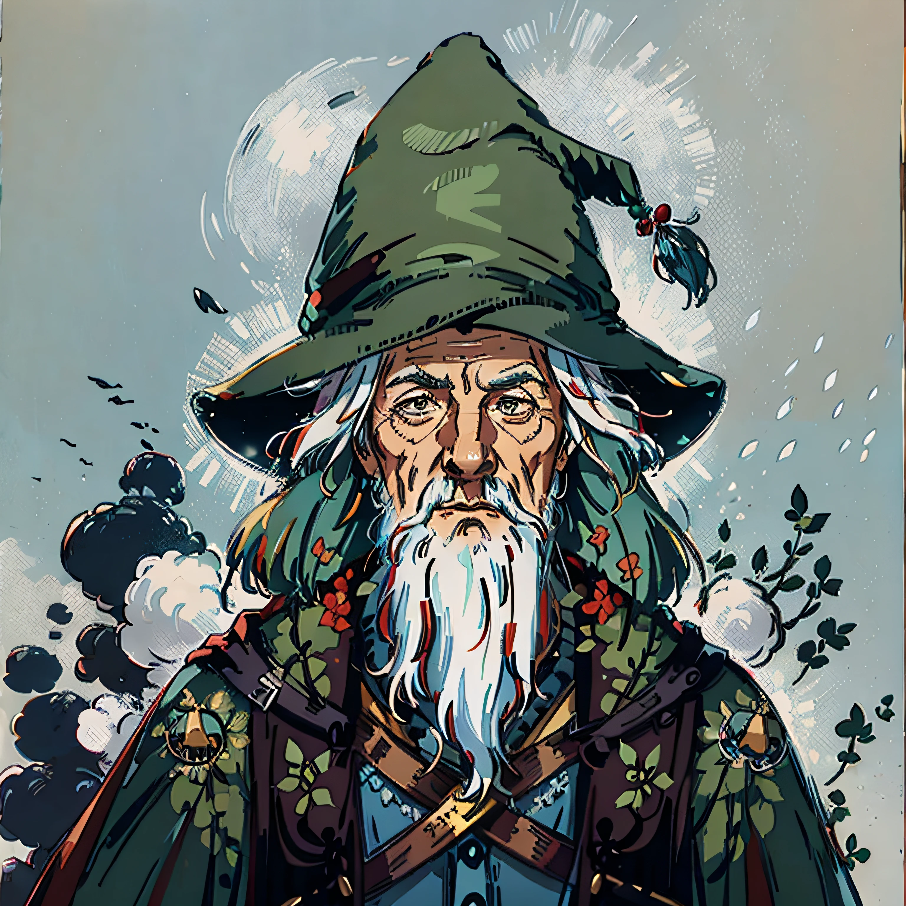 gandalf, with wizard hat