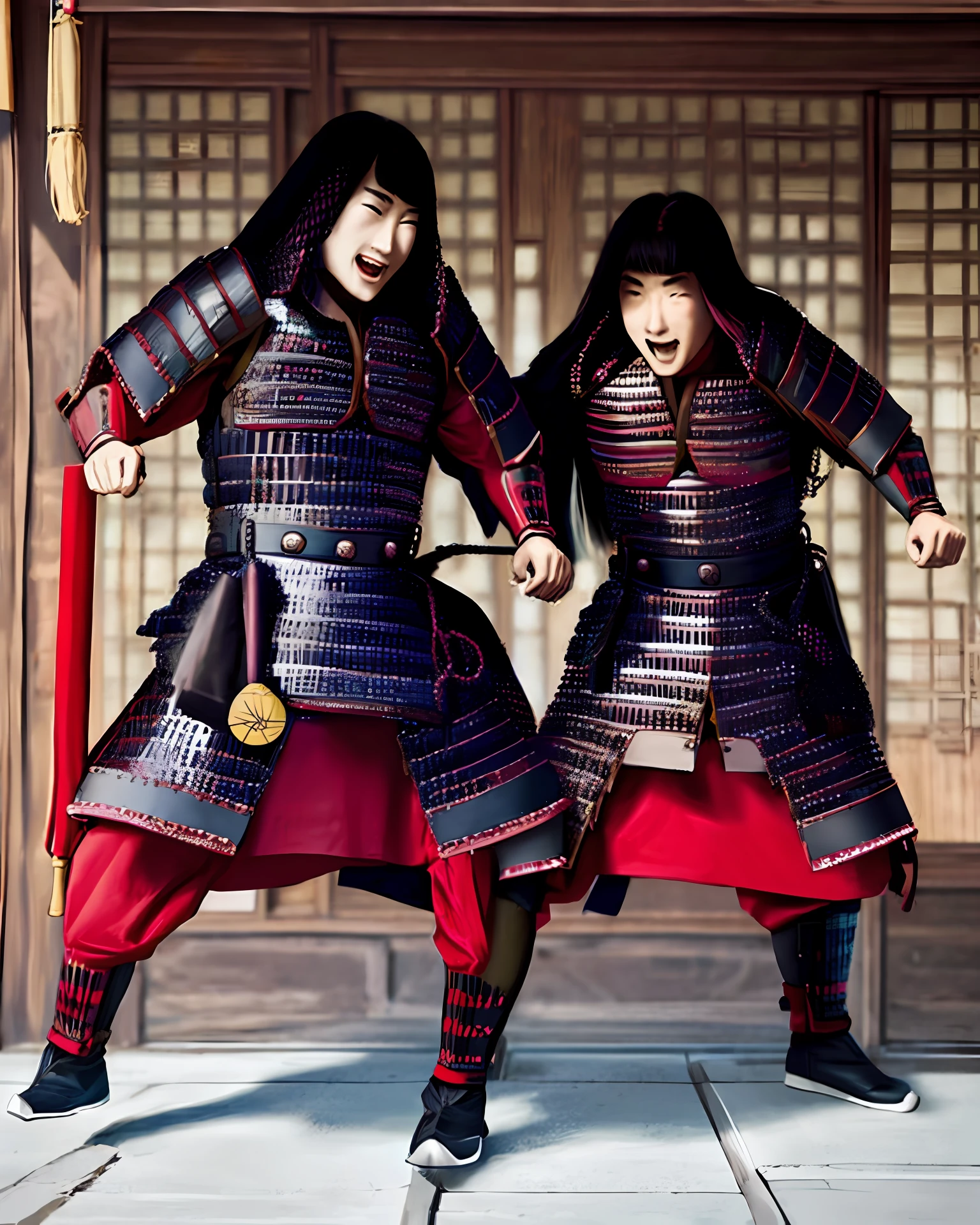 #Japan of the Warring States Period#Two handsome samurai are fighting