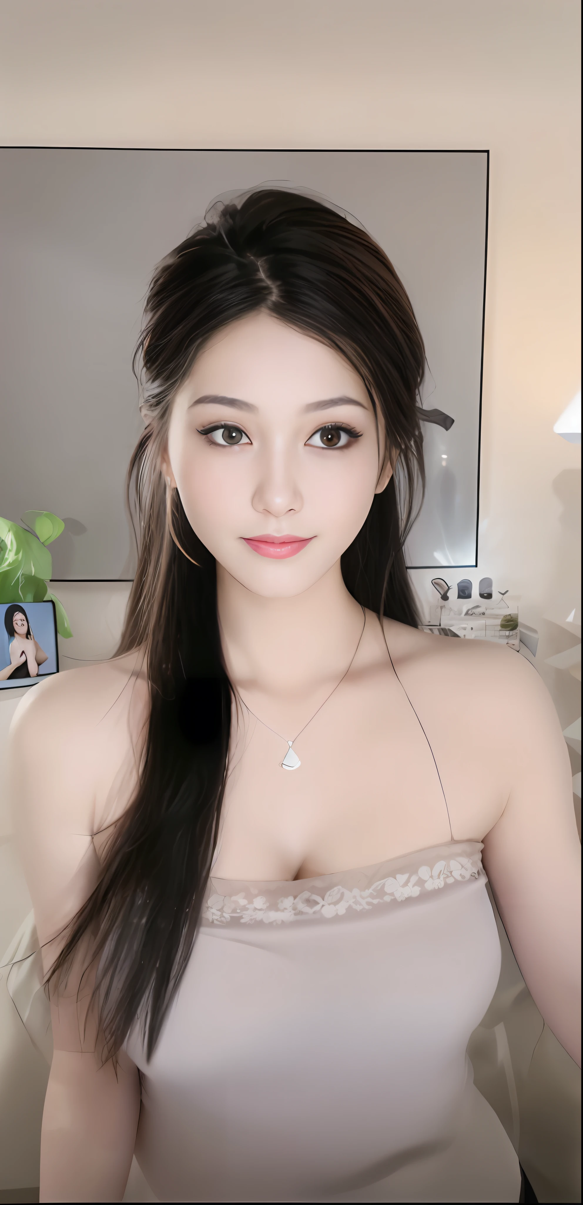 a close up of a woman with long hair wearing a dress, young cute wan asian face, gorgeous young korean woman, belle delphine, beautiful south korean woman, dilraba dilmurat, gorgeous chinese model, wan adorable korean face, girl cute-fine-face, beautiful young korean woman, trending at cgstation, young adorable korean face, popular south korean makeup, masterpiece, superdeformed, (((full body:1.3))), ultra high res, RAW photo, masterpiece, ultra detailed, 8k, full detailed hair, highres, best quality, ultra high res, ultra detailed face and eyes, (((photorealistic:1.4))), looking at viewer, (((smiling:1.3))), cute, (((large breast:1.5))), (((ray tracing:1.4))), ((((long legs:1.4)))), Best quality , masterpiece, large hip, Fully facial detailed, beautiful, ((very detailed of hair )) , (((16 years old:1.2))), thin lips, big eyes, highres, seducing, blue eyes , slim waist, 8k:1.2, 16k:1.2, highres,
karol bak uhd, inspired by hajime sorayama,