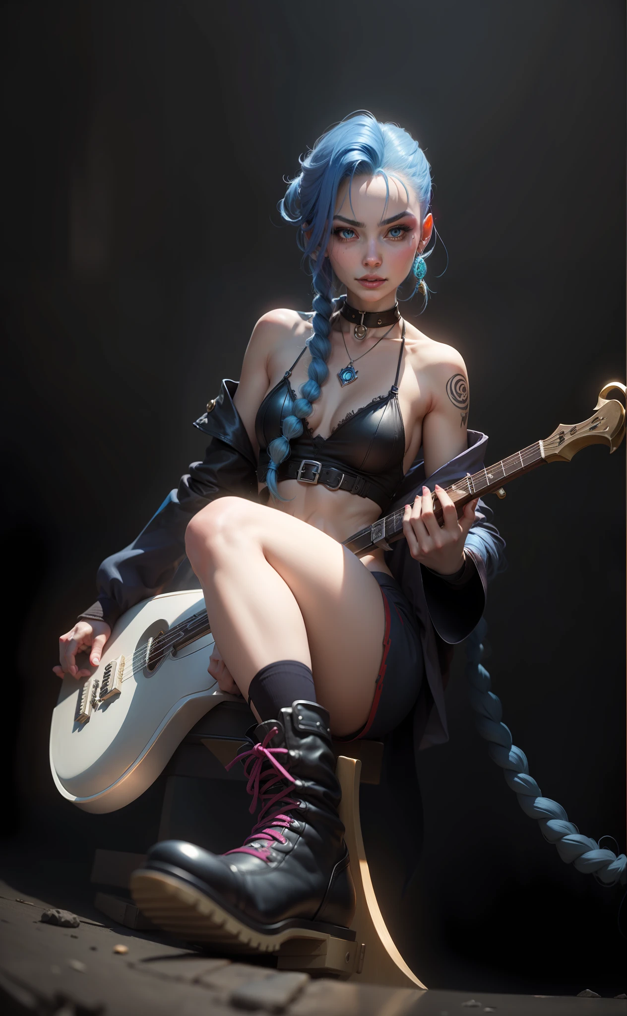 Jinx de cabelo azul, Arcane, Jinx de Arcane