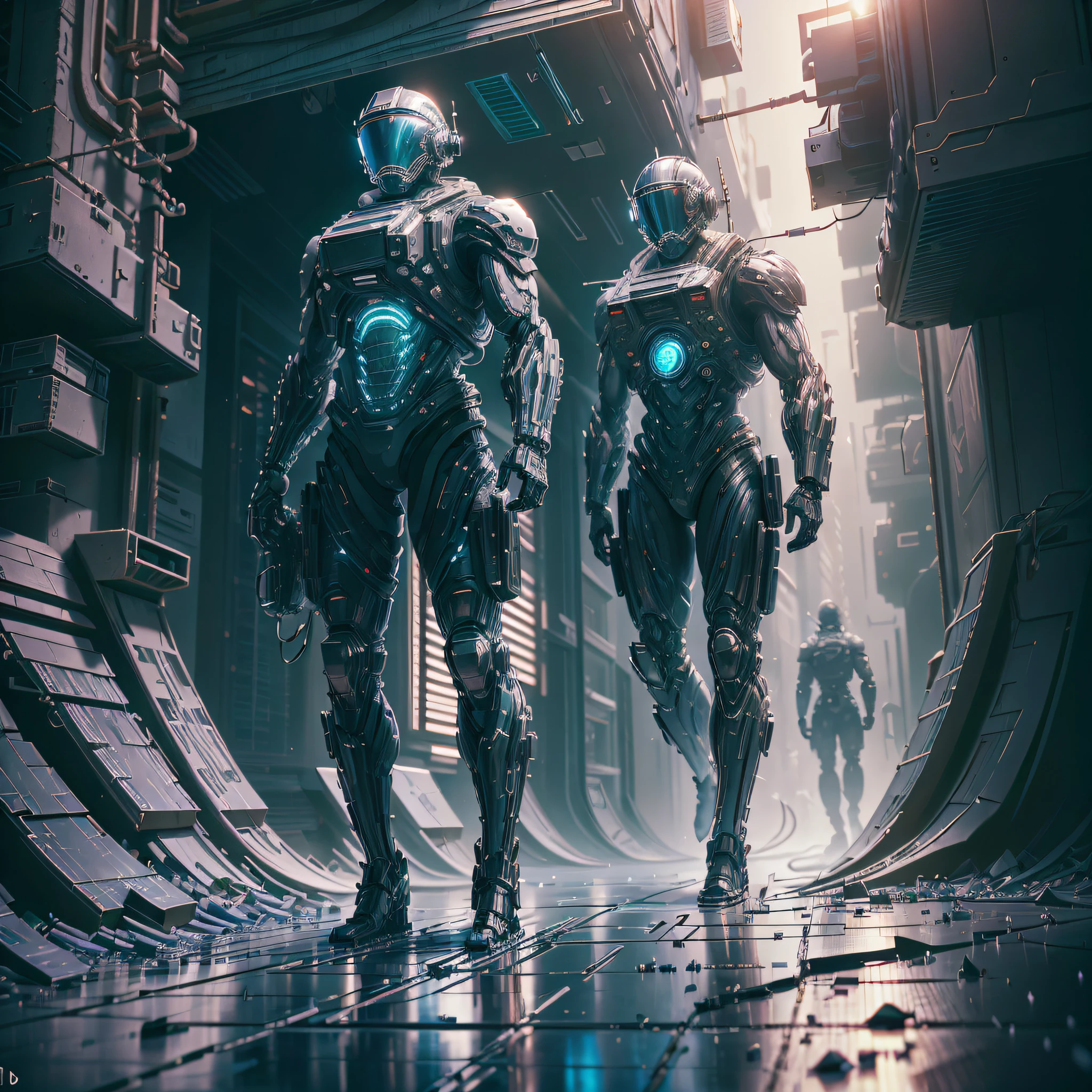 (tmasterpiece,full body shot of,intricate raw photography)Cyberpunk astronauts,High-tech style astronaut wearing black helmet, iintricate, A futuristic, advanced technologies, ambiente dark, dramatics, Light, cinematic ligh, Action movies, Sharpness, random relaxed position, cyber punk city, the street lights, a darkness street, natta, Insta photo, photo of the year, rendering by octane, substance, Maya 3D, cinema4D, trends in art station, Devian Art Trend, --auto