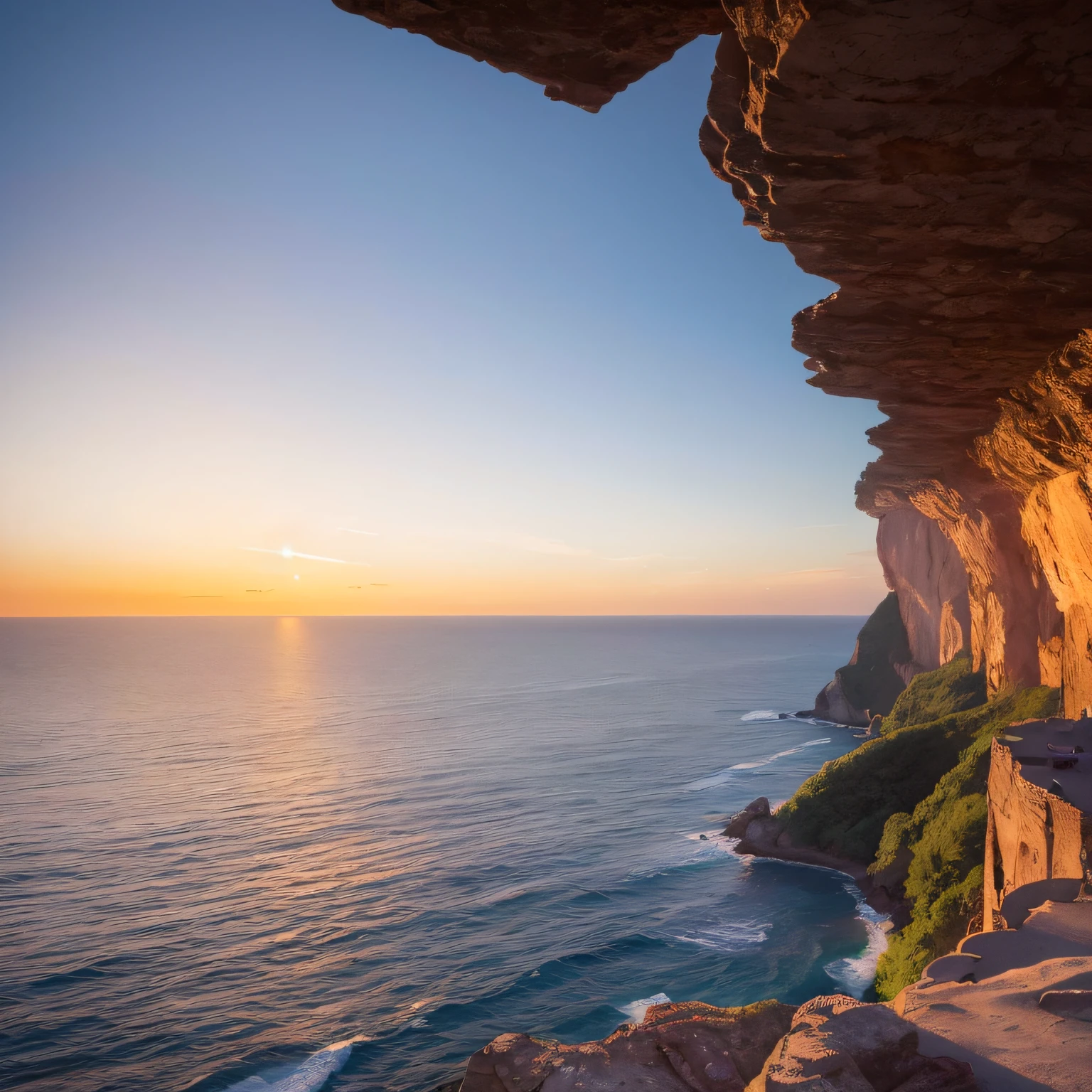 tmasterpiece,Ultimate quality,CG unity 8k wallpaper,Super delicate,The sea and the sunset,evening light,Rich natural scenery,Excellent view,A long-won photo contest,The perfect presentation of Midjourney's artistic style --auto