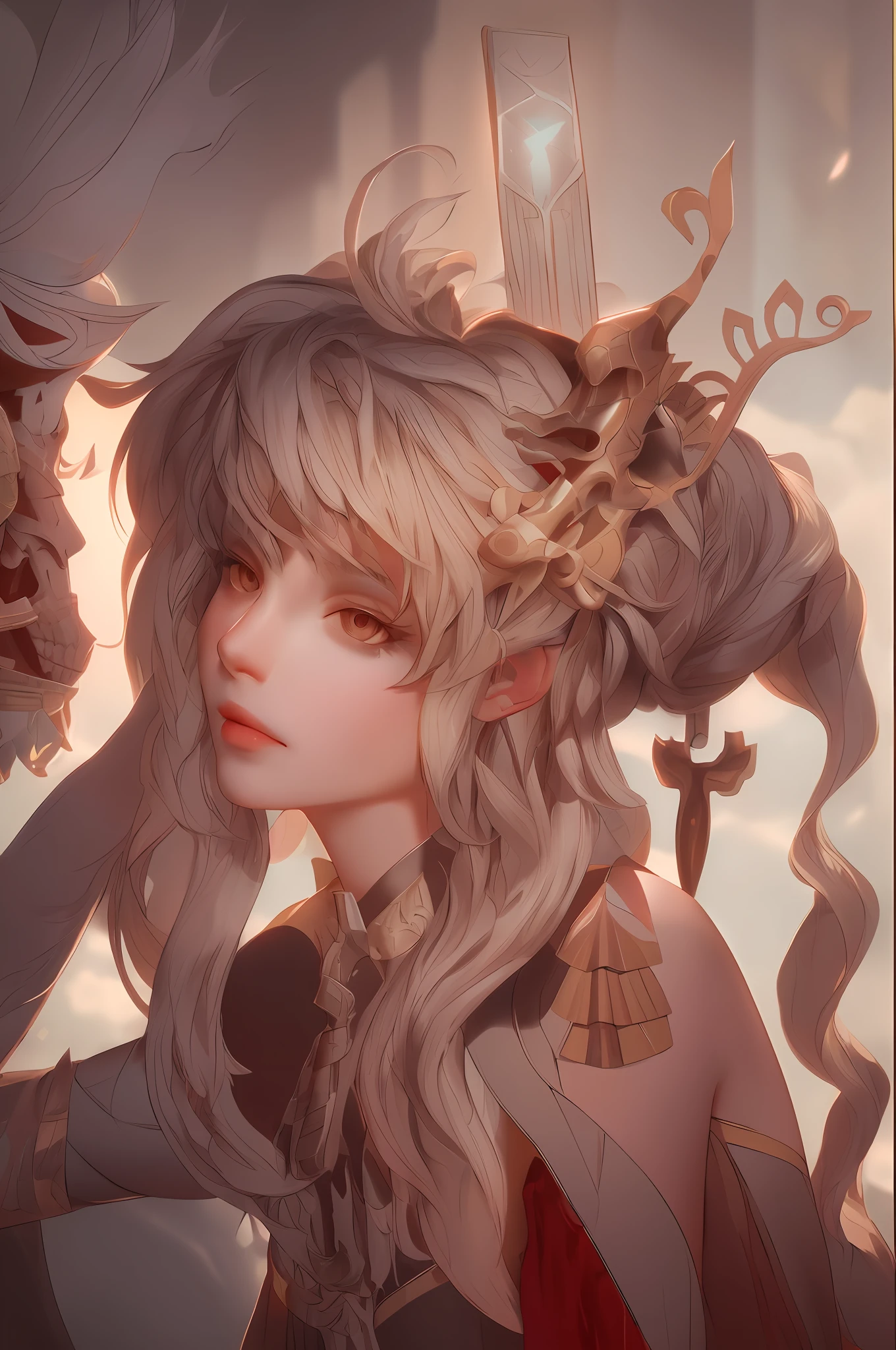 drawing of a girl with a dragon head and a bird on her shoulder,((Best quality)), ((masterpiece)), (detailed:1.4), 3D, an image of a beautiful female,HDR (High Dynamic Range),Ray Tracing,NVIDIA RTX,Super-Resolution,Unreal 5,Subsurface scattering,PBR Texturing,Post-processing,Anisotropic Filtering,Depth-of-field,Maximum clarity and sharpness,Multi-layered textures,Albedo and Specular maps,Surface shading,Accurate simulation of light-material interaction,Perfect proportions,Octane Render,Two-tone lighting,Wide aperture,Low ISO,White balance,Rule of thirds,8K RAW,