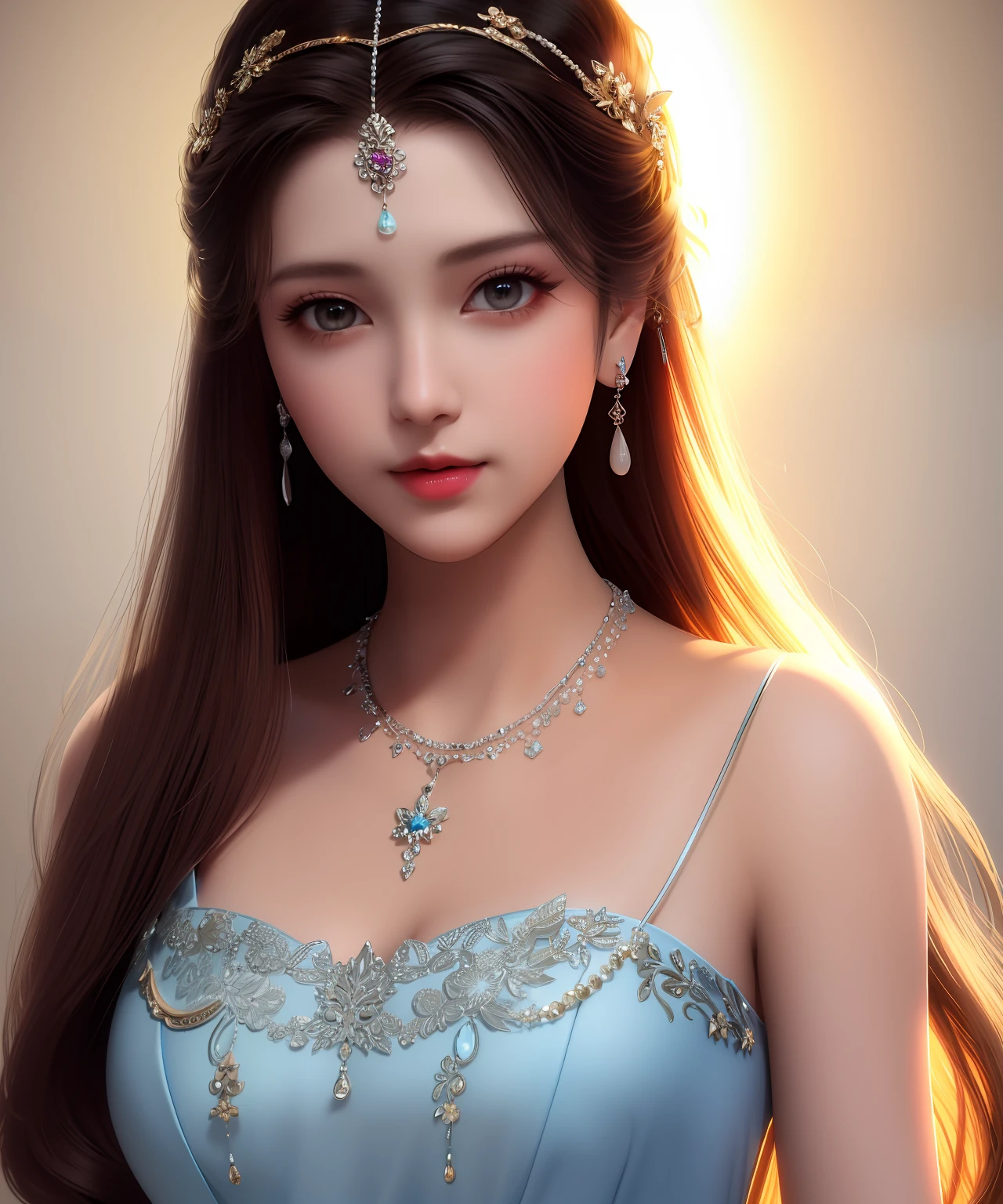 Best Quality, Masterpiece, High Resolution, 1girl, Porcelain Dress, Hair Accessories, Necklace, Jewelry, Pretty Face, On Body, Tyndall Effect, Realistic, Shadow Studio, Rim Lighting, Dual Tone Lighting, (High Detail Skins: 1.2), 8k UHD, dslr, soft light, high quality, volume light, sneak shot, photo, high resolution, 4k, 8k, background blur,