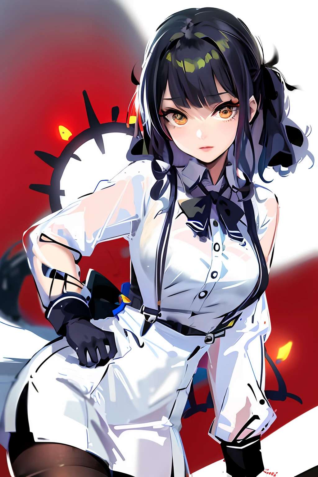 Woman in short skirt and shirt posing, Kantai Collection Style, Fine details. girls' frontline, from girls frontline, girls frontline style, marin kitagawa fanart, from the azur lane videogame, Female protagonist 👀 :8, anime moe art style, lolish, azur lane style, kancolle, anime girls in maid costumes