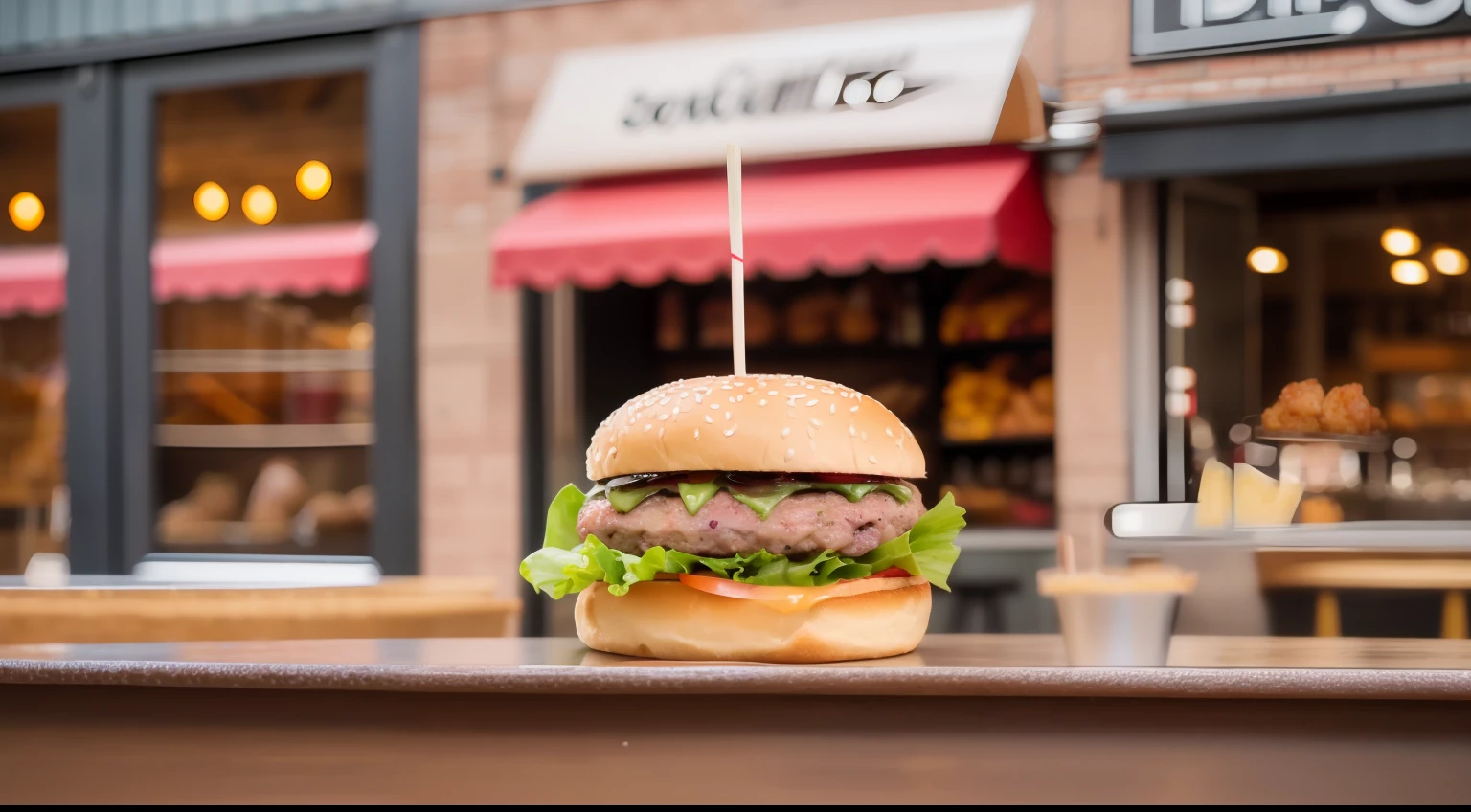 burger, food photography