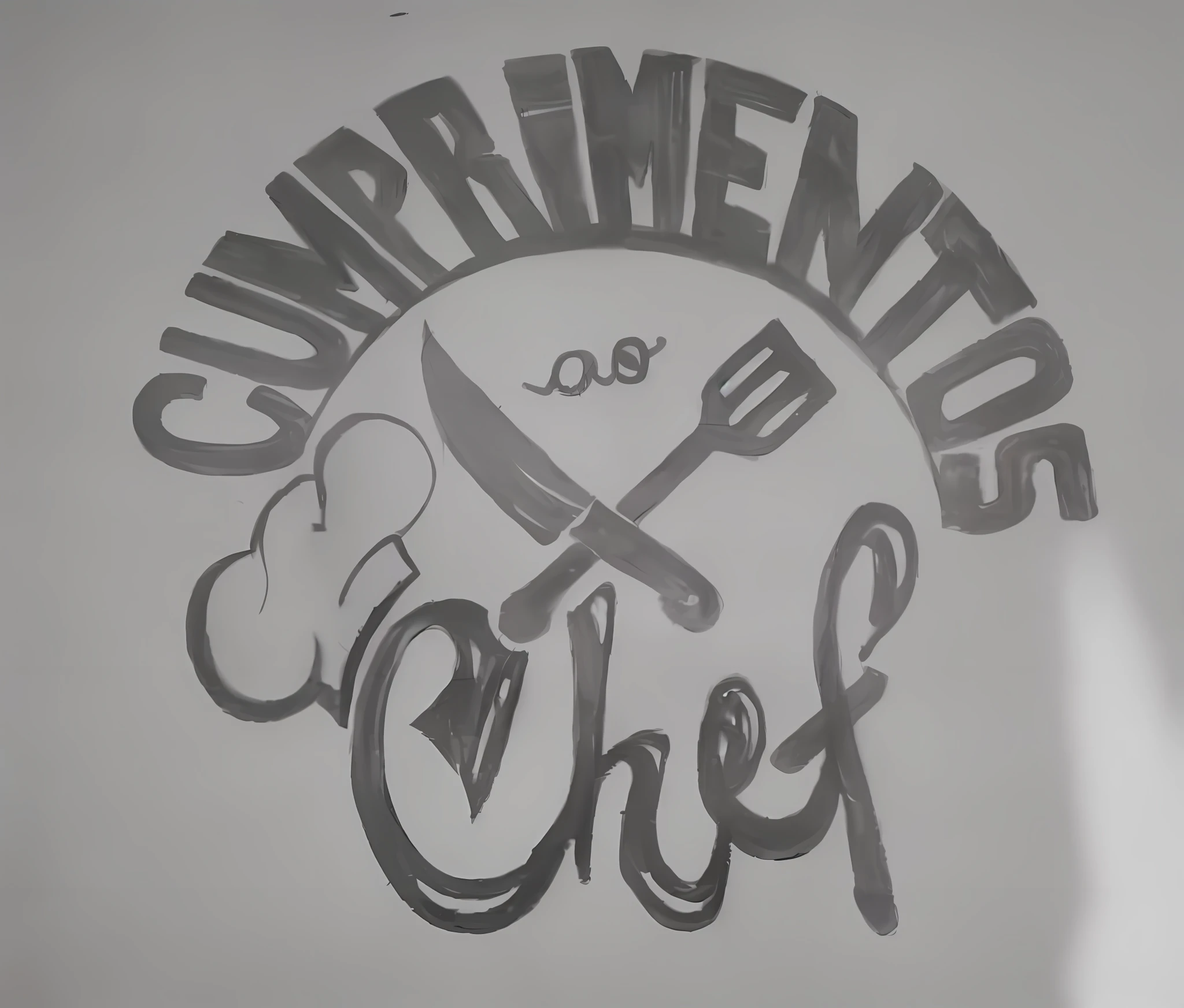 um close up de um desenho da faca de um chef e uma faca em um prato, melhor chef, Directed by: Juan Gimenez, by Amelia Peláez, Directed by: Carlos Enriquez Gomez, by Antonio Parreiras, Directed by: Americo Makk, Directed by: Oscar Dominguez, Directed by: Emma Rios