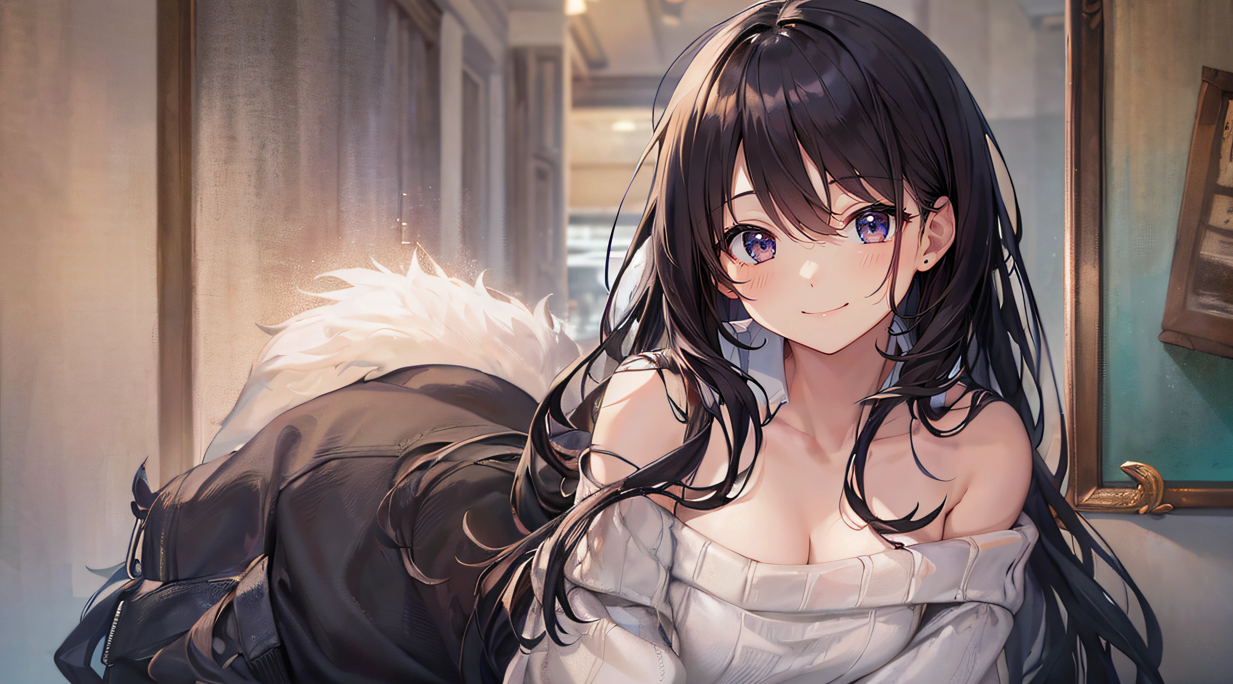a smile、cute face