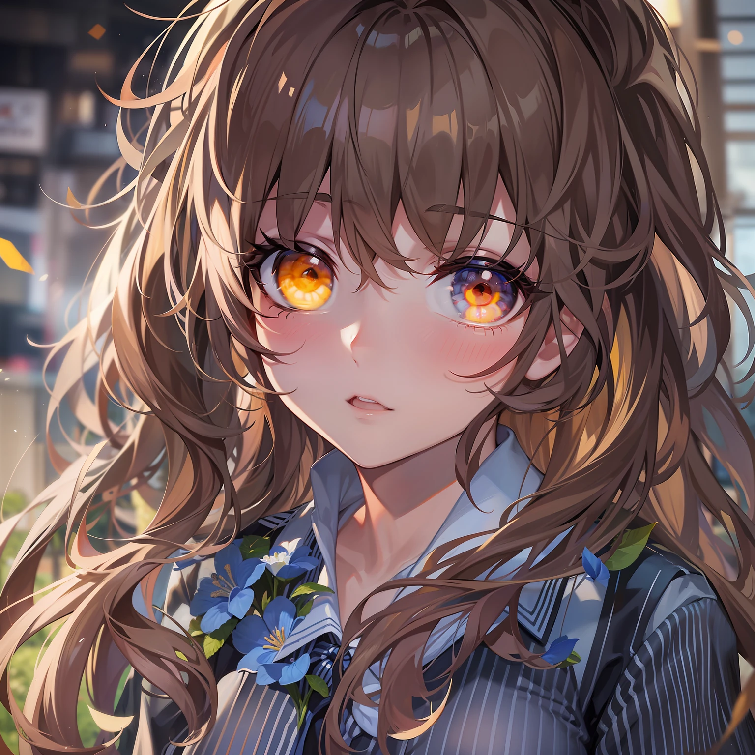 Black striped shirt