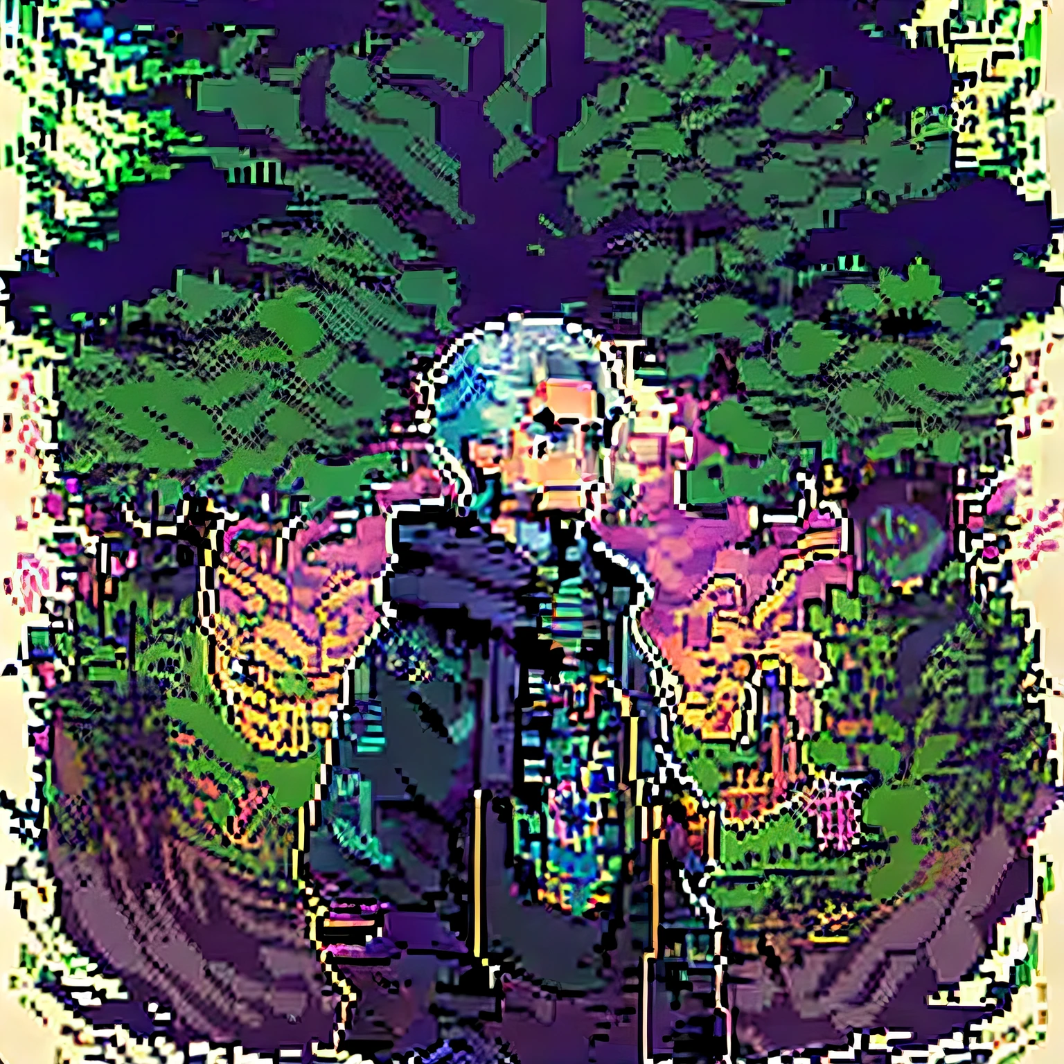 A gray-haired, black-eyed teenager wearing a black sweatshirt,Stand next to a tree with purple and black lines,Greet the rising sun and the still hanging moon。
text,Cover of a,Behind the back are several large characters of the Fallen Spirit Clan after the last descendants in the ink style