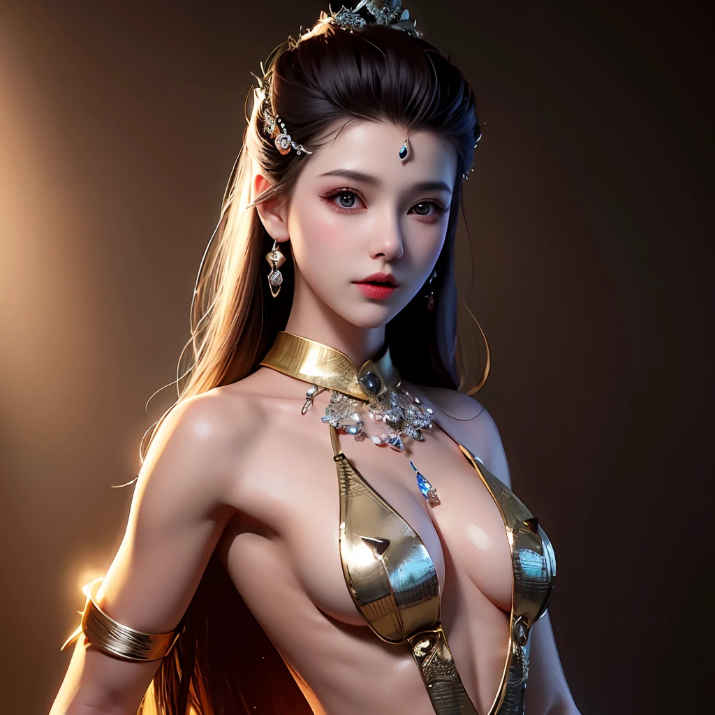 unparalleled masterpiece, ultra realistic 8k CG, perfect artwork, ((perfect female figure)), mature female, milf, narrow waist, chinese deity
looking at viewer, seductive posture, sexy pose, alluring, clean, beautiful face, pure face, pale skin
(big breasts), divine goddess, shiny skin, skindentation, delicate pattern, intricate detail, (rich:1.4), prestige, gorgeous
ganyu_(genshin_impact), sp0i0ppp, 1girl, ahoge, artist_name, bangs, bare_shoulders, bell, black_gloves, blue_fire, blue_flower, blue_gemstone, blue_hair, blush, bodystocking, breasts, closed_mouth, detached_sleeves, fire, flower, full_body, gem, gloves, goat_horns, hair_between_eyes, hands_up, horns, large_breasts, long_hair, long_sleeves, looking_to_the_side, multicolored_eyes, neck_bell, orb, ponytail, purple_eyes, qilin_(mythology), shoes, sidelocks, simple_background, smoke, solo, standing, tassel, vision_(genshin_impact), white_background, white_footwear, wide_sleeves, wing_collar, yellow_eyes