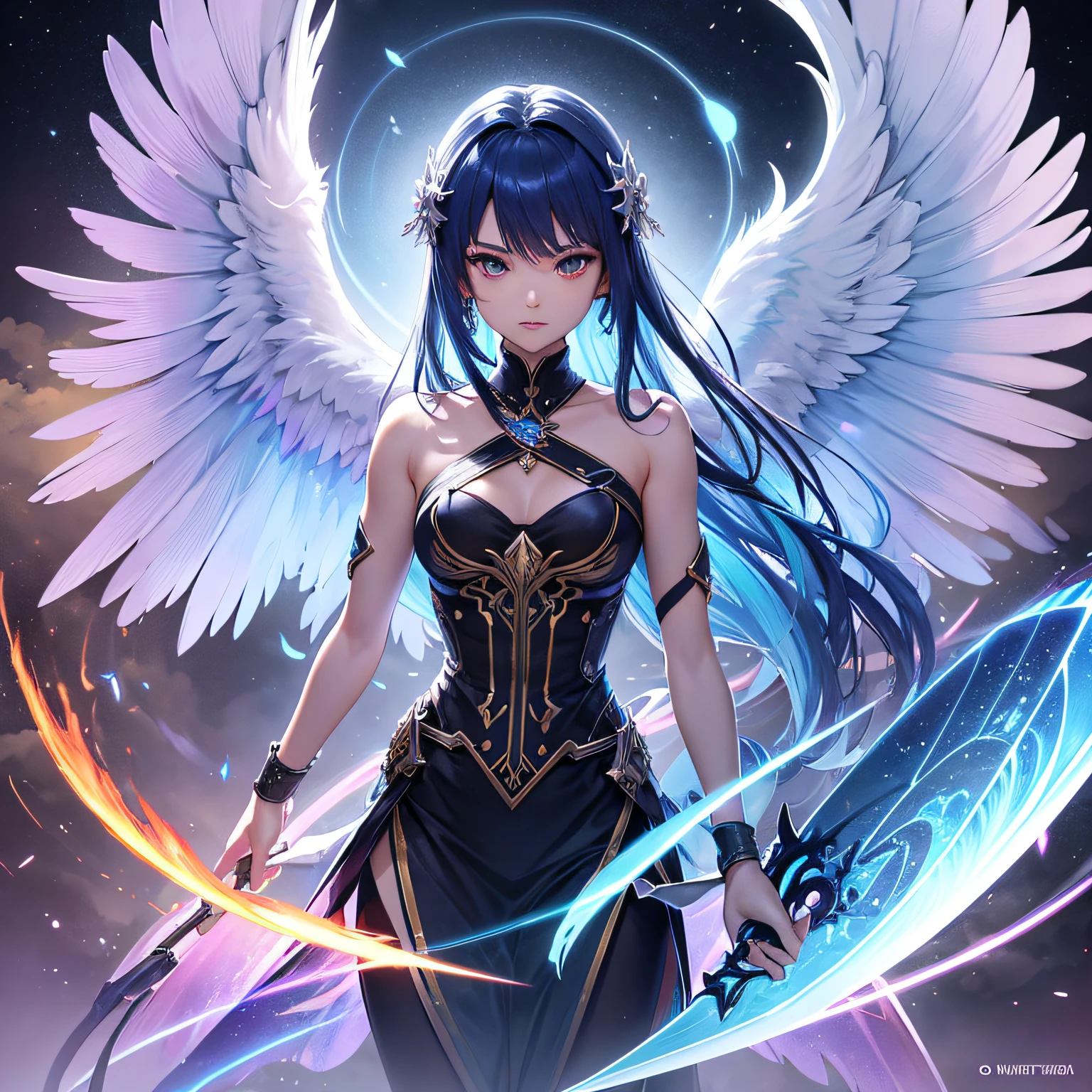 Iris Knife Keywords:
Rainbow Sword
Legendary warriors
Light and fighting spirit
Colors of the rainbow
Mysteries and secrets
Guardian of the world
Justice and courage
Beautiful brilliance
From antiquity to modern times
Fantastic Existence