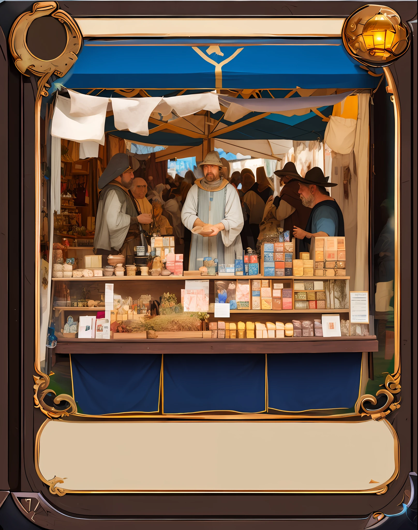 Medieval Fair, Marfa, Traders, Mystical light