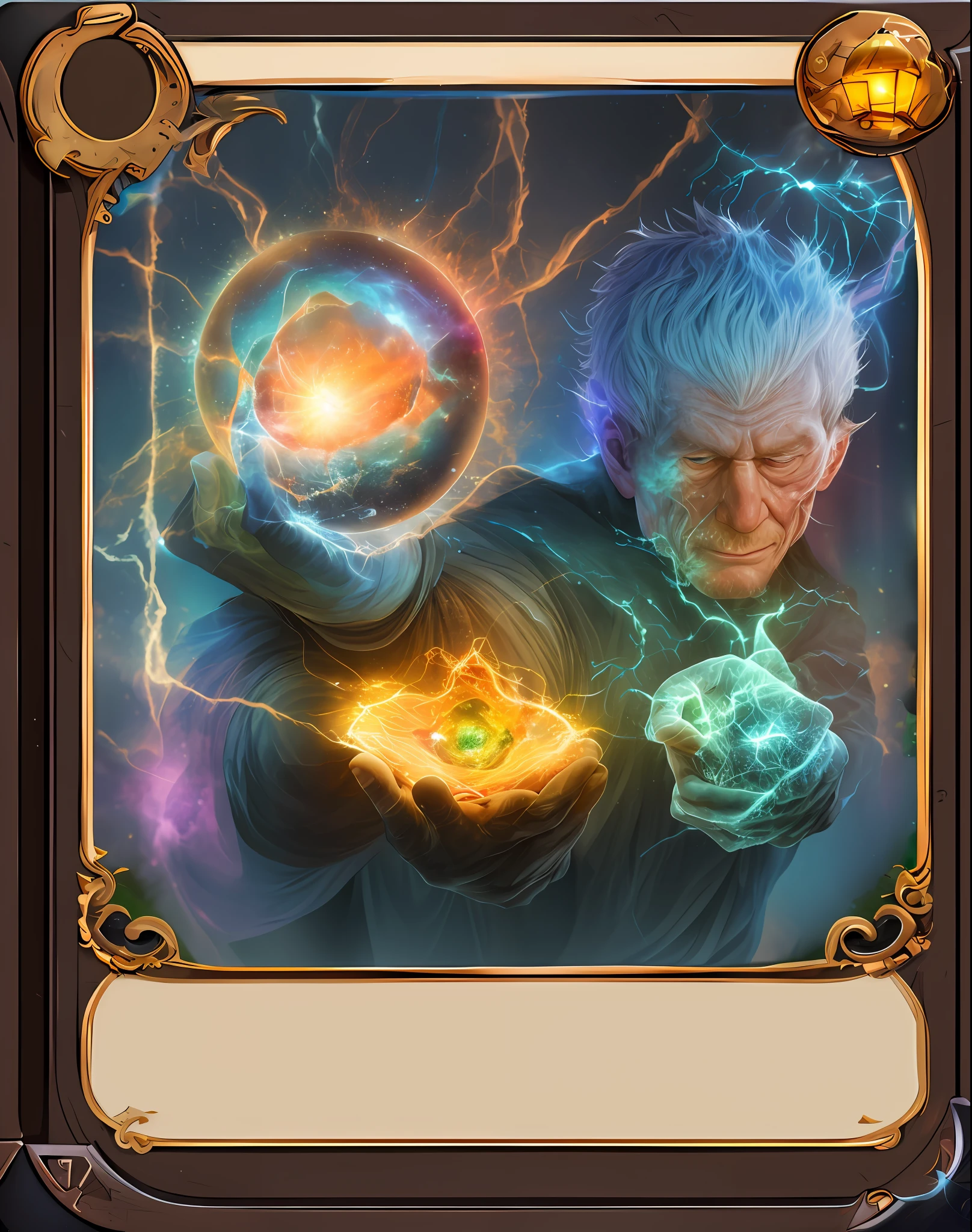 The process of transferring the soul to the object, magic, Magic flash light