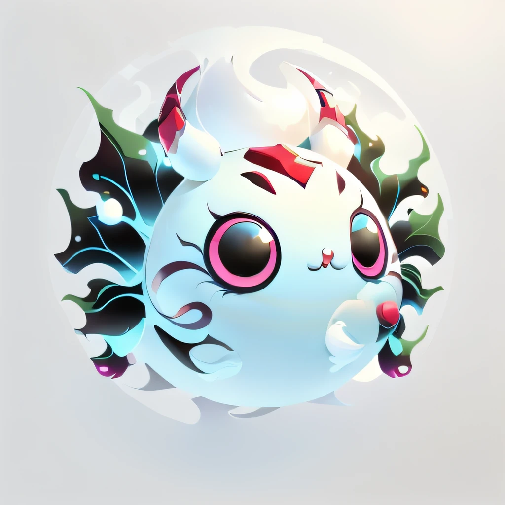 Barbie Cute Monster, (fantasy),(masterpiece, top quality, best quality, official art, beautiful and aesthetic:1.2),(8k, best quality, masterpiece:1.2),(((white background))), 
game icon, transparent_background, full_body