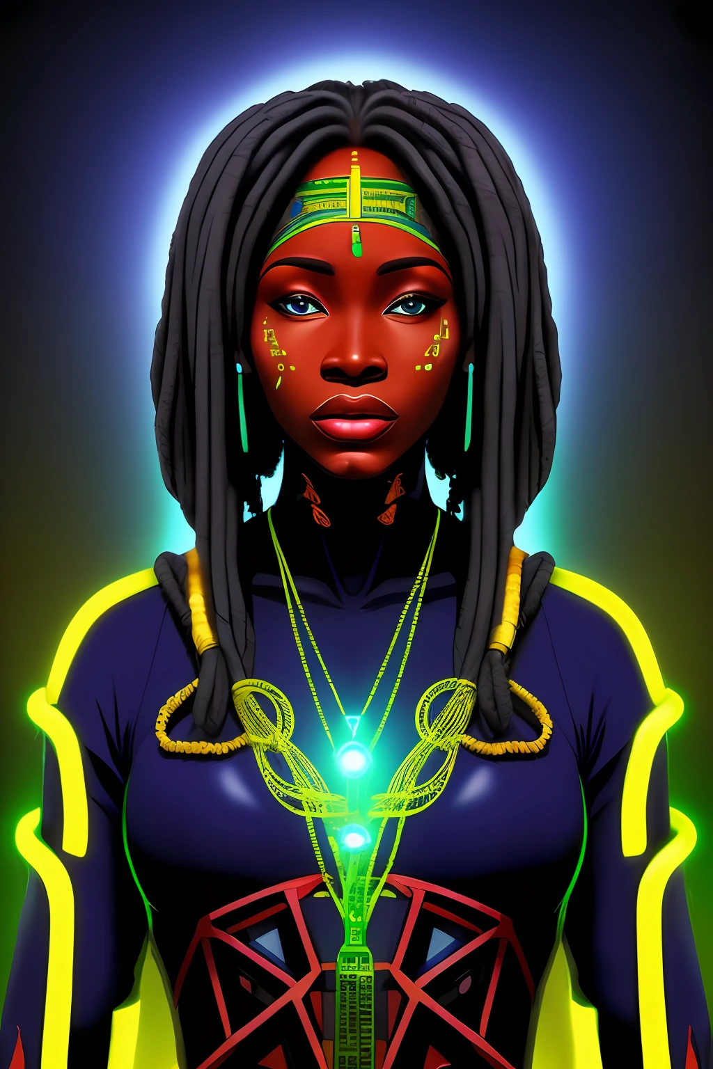 African cult in the technological city