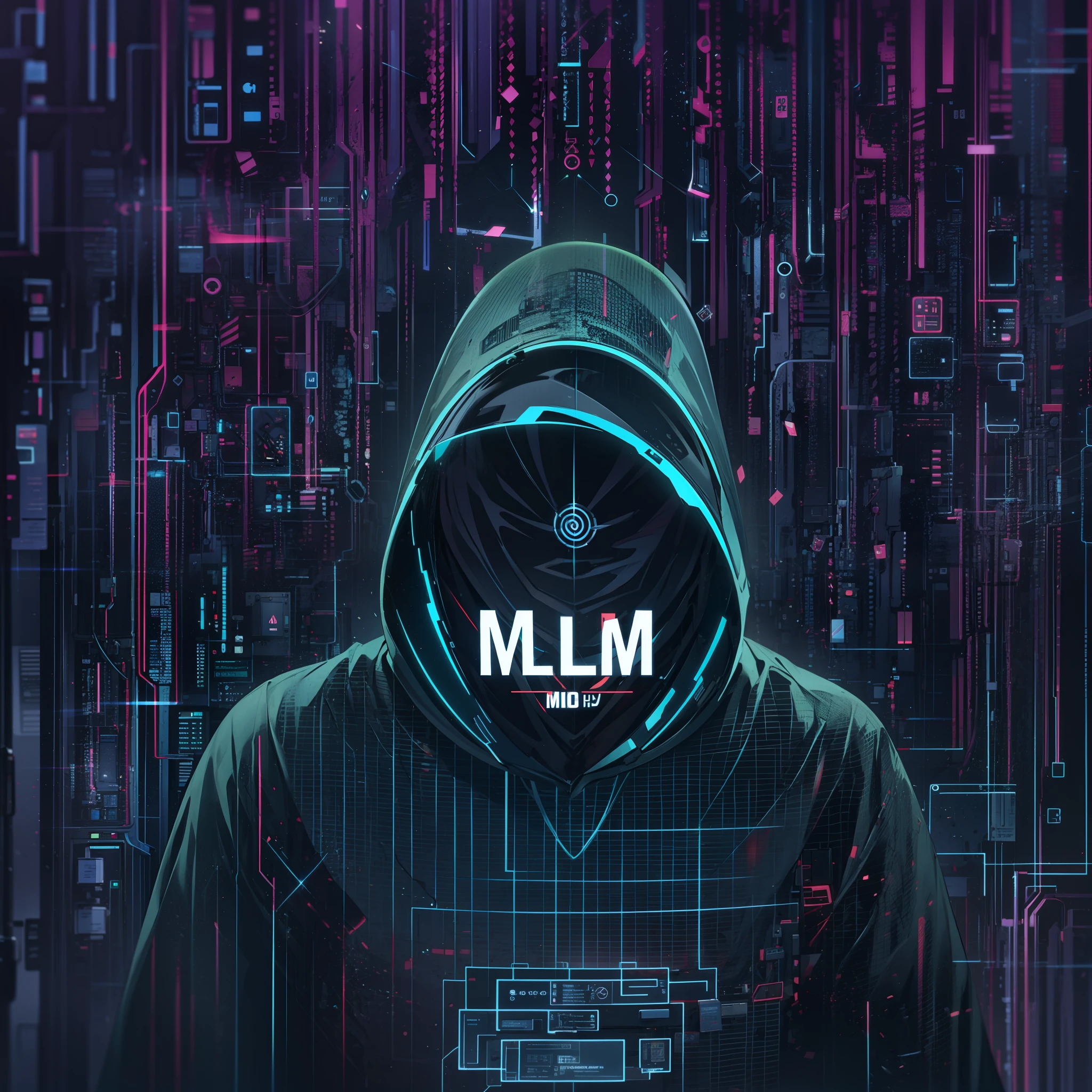 hacking，male people，MLM background，hyper HD