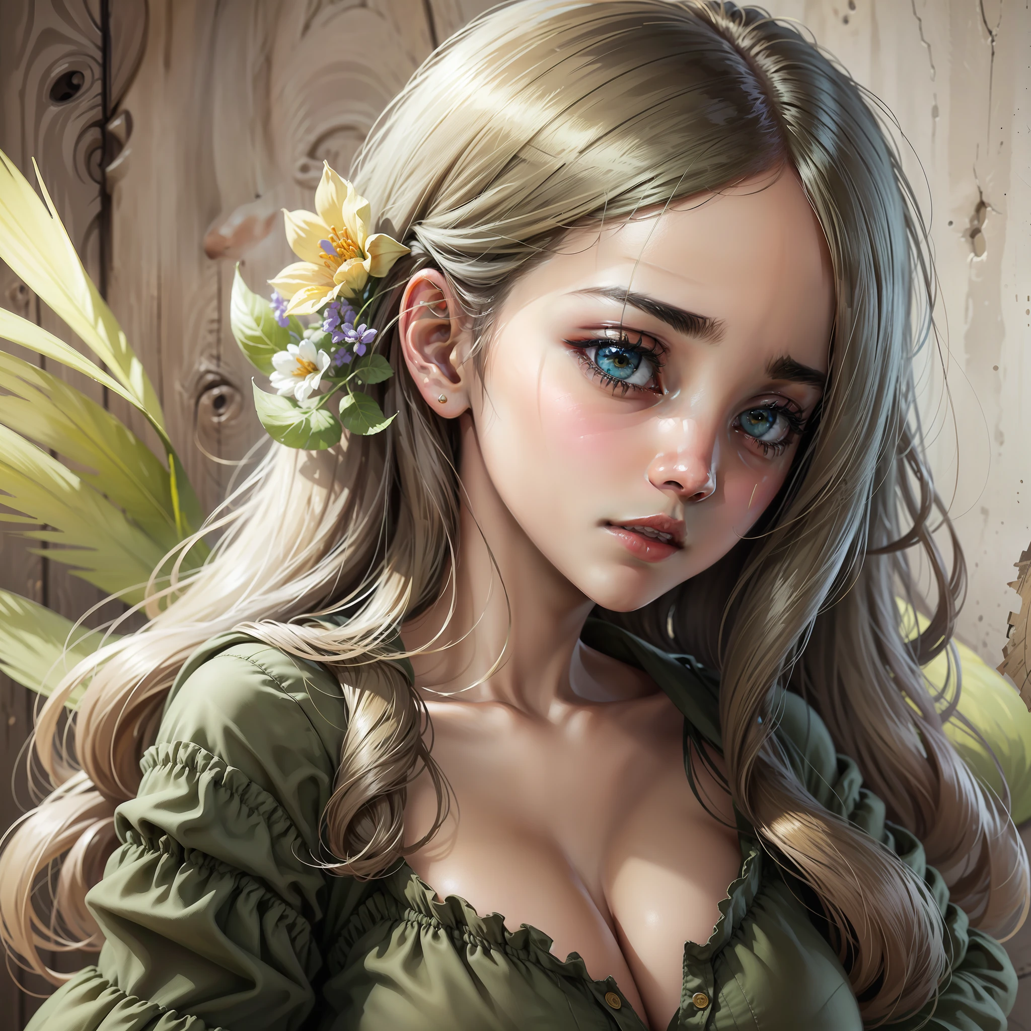 (Papel de parede CG extremamente detalhado em 8k, obra-prima, a melhor qualidade, super detalhado), (best ilumination, melhores sombras, extremamente refinado e bonito), flutuante, dinamic angle, (1 garoto), (cabelo curto: 1.3) (cabelo: vermelho + amarelo: 1.2 + branco: 0.9), (vestimenta medieval: 1.3), silver and gold metallic accessories, olhos brilhantes, alta resolução, linhas claras, good facial features, olhos com gradiente vermelho-branco