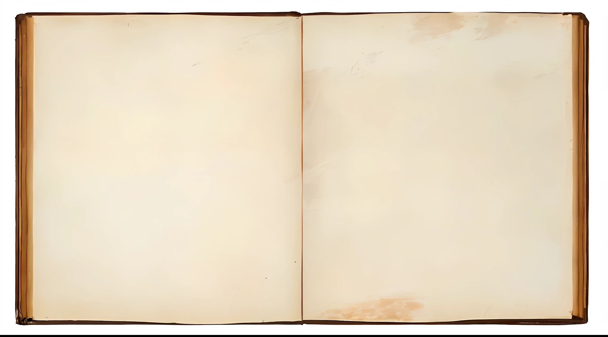 an open workbook with a blank page on a white background, um livro aberto, open book page, papel em branco, grimoire page, fotolivro antigo, Loose pages, artbook antigo, papel amarelado, vista completa fundo em branco, middle of the page, weathered pages, grande livro aberto, largura da foto antiga 768, livro antigo, Pages, papel velho --auto