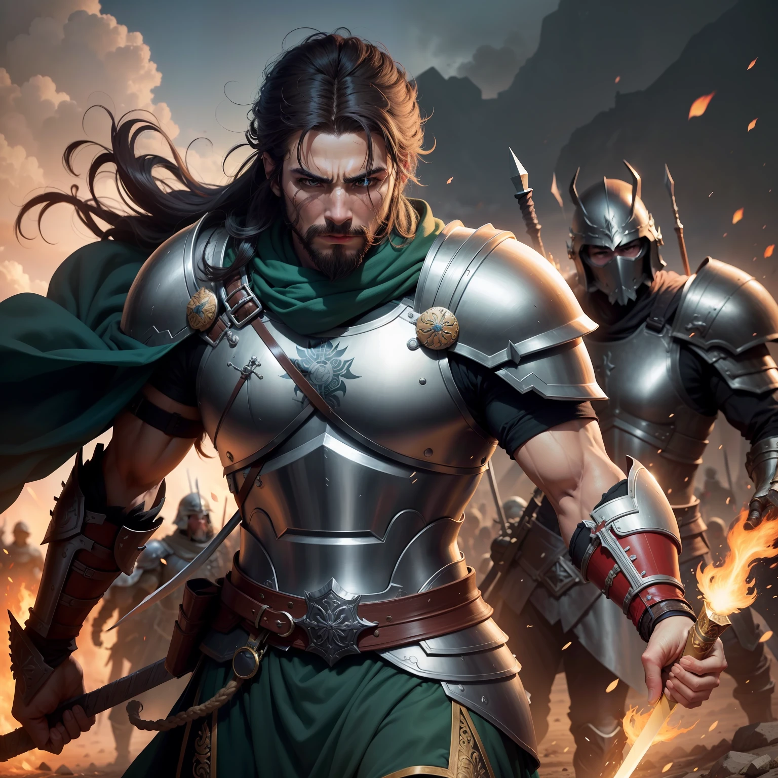 A fearless king or warrior embarks on an epic journey to take on a powerful enemy. With courage and determination, it seeks the resolution of 300 DPI to overcome the challenges and achieve victory.
scenecy: The kingdom is immersed in an atmosphere of tension. As nuvens escuras pairam sobre o horizonte, reflecting the impending battle to come. O guerreiro prepara-se mental e fisicamente para o confronto final.
Desenvolvimento: With 300 DPI resolution in mind, The warrior hatches a meticulous plan. Ele estuda mapas, analyze strategies and gather a loyal and fearless army to accompany you into battle. Every detail is important to ensure that resolution is achieved.
Com sua armadura brilhante e espada afiada, The warrior leads his army into battle. A cada passo, He faces challenges and obstacles that test his courage and determination. The 300 DPI resolution is constantly present in your mind, impulsionando-o a superar cada adversidade.
Durante a batalha, as flechas voam pelo ar, the swords clash and the ground shakes with the force of the thrusts. The warrior shows skill and strategy, Using your intelligence and courage to move forward. Your goal is to achieve the perfect resolution and win the battle.
Apesar das dificuldades, The warrior and his army do not give up. Eles permanecem focados, keeping the 300 DPI resolution in their hearts. The unity and determination of the team becomes an unstoppable force.
Conclusion: At the climax of the battle, the warrior and his army finally reach the resolution of 300 DPI. With one last powerful blow, they defeat the enemy and win the victory. Joy and excitement fill the battlefield, while the warrior and his army celebrate their conquest.
This epic journey teaches the warrior and all his followers the importance of resolution, tanto no campo de batalha como na vida cotidiana. Through your determination and focus, They overcame obstacles and achieved a magnificent result.
Es --auto