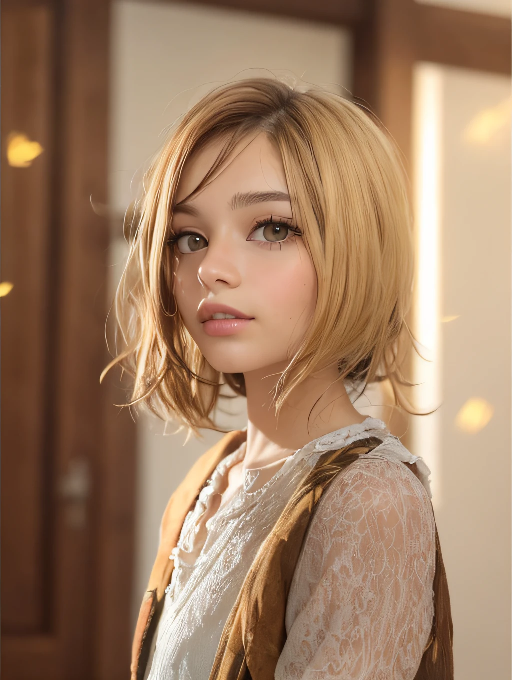 blonde hair