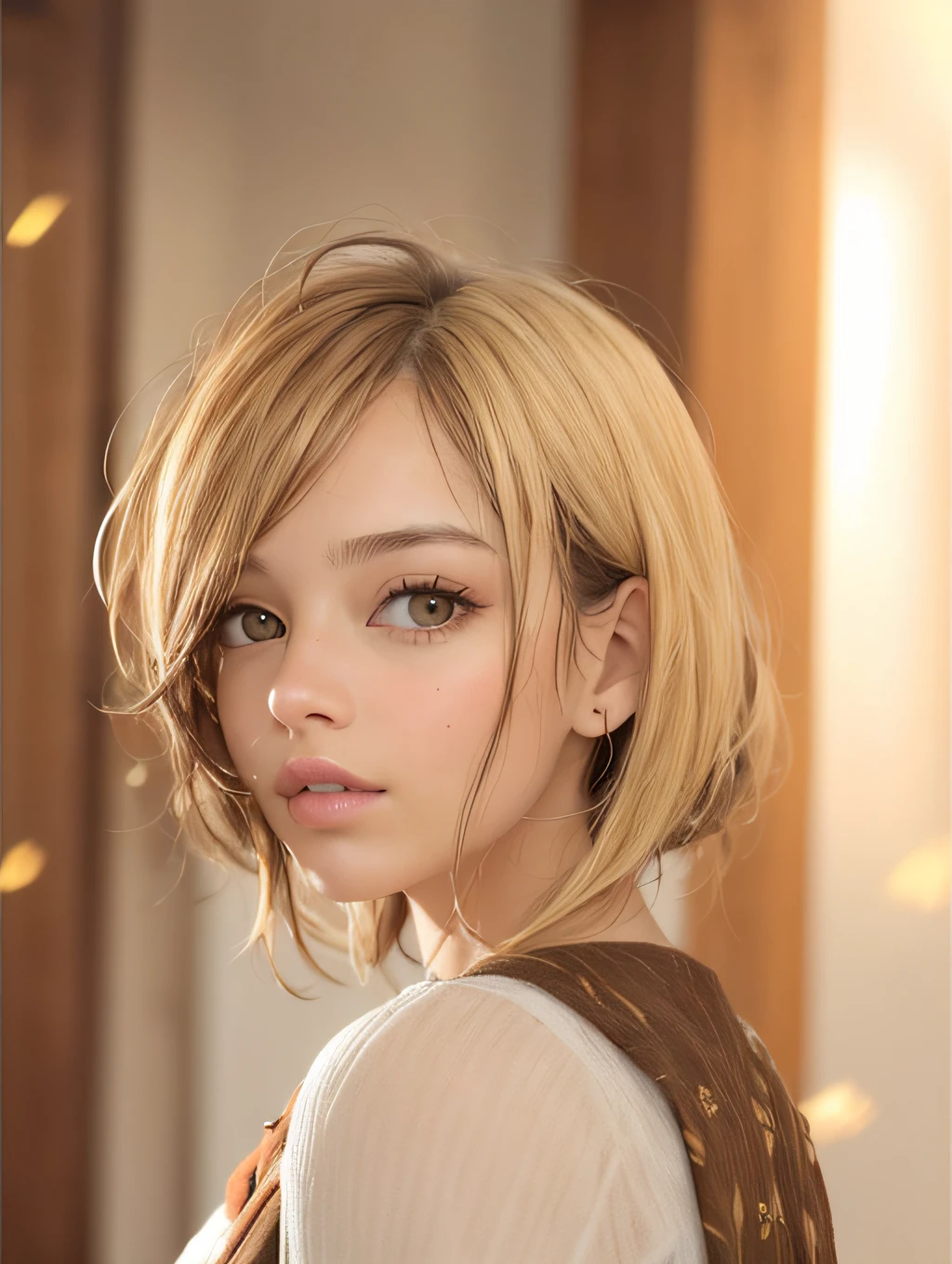 blonde hair