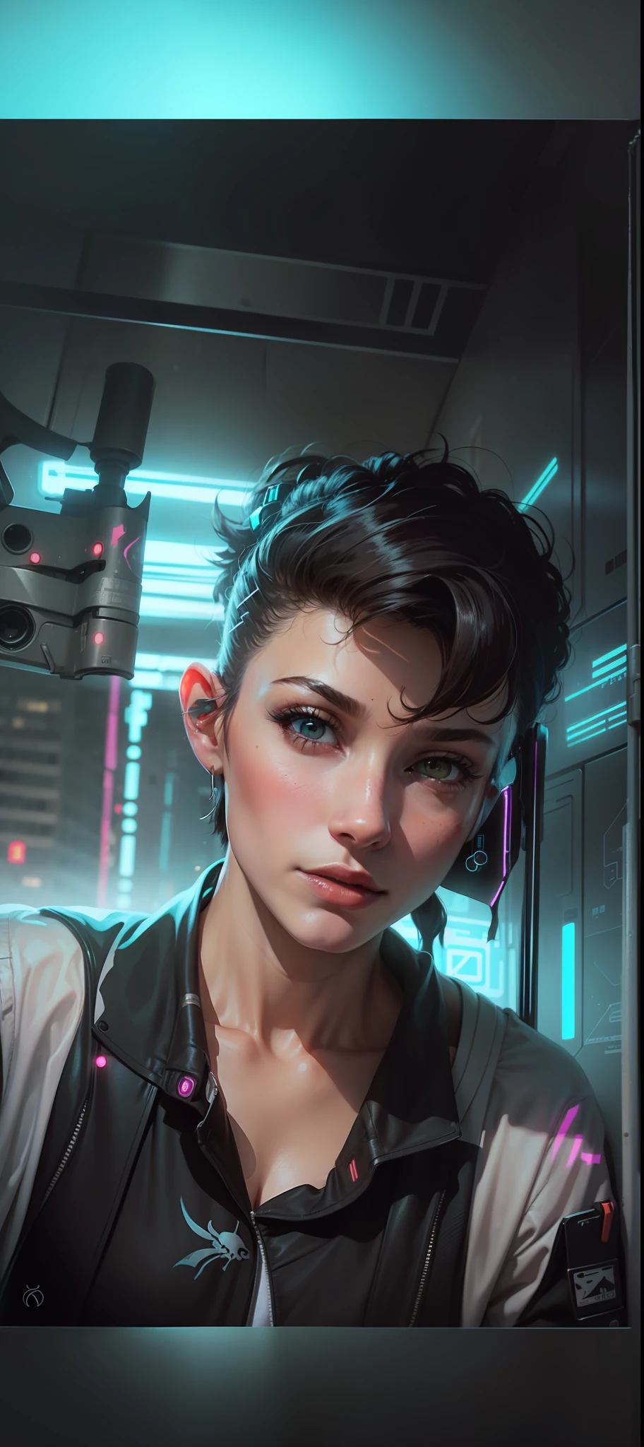 Cyberpunk background