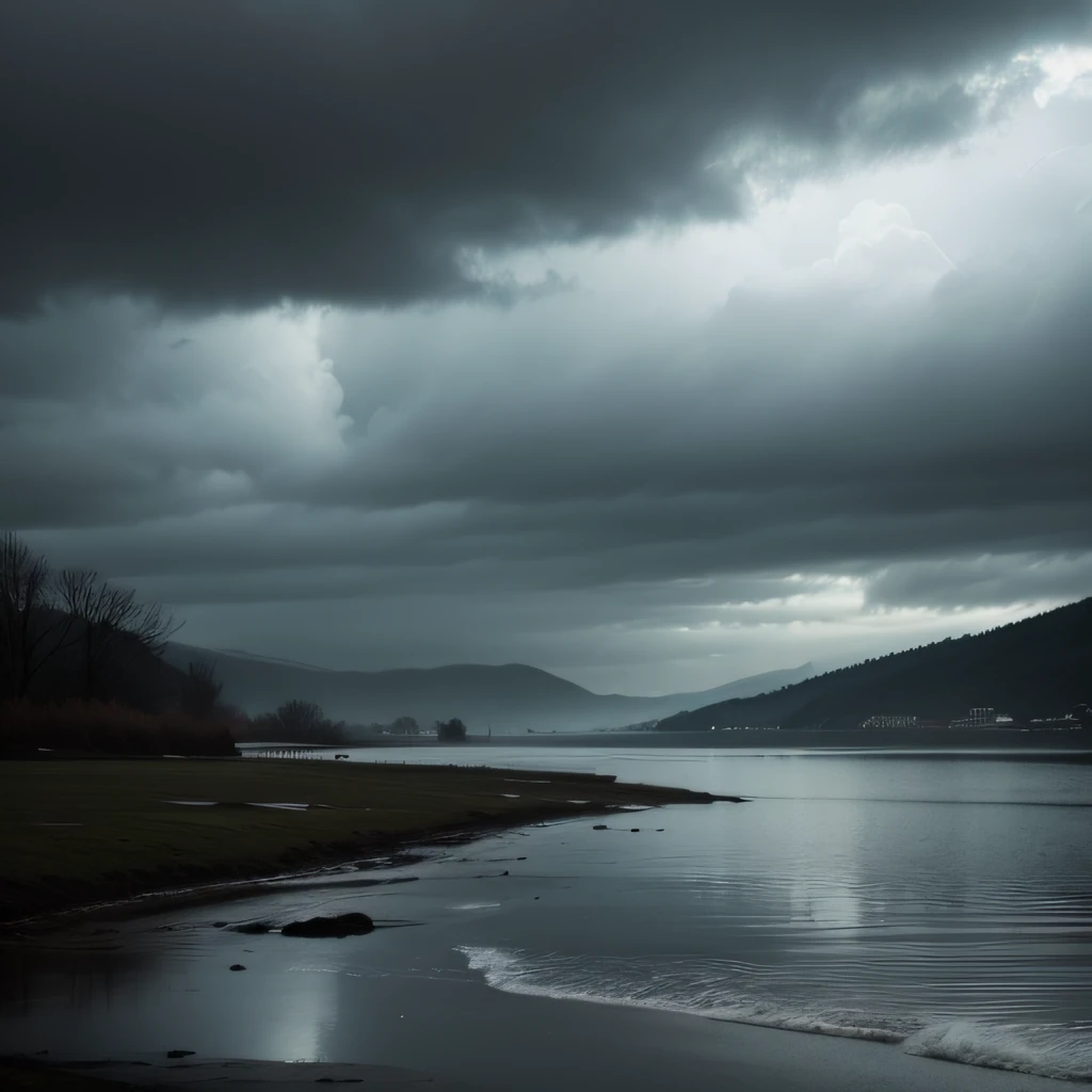 Gloomy and gloomy scenery --auto