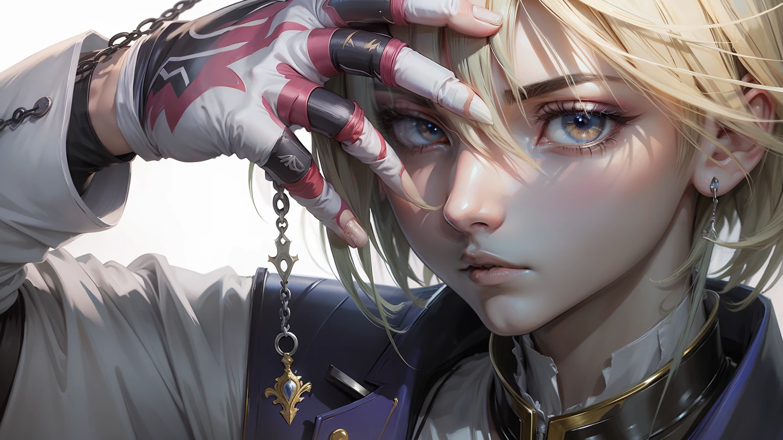 kurapika. HunterXHunter. pintura anime. --auto