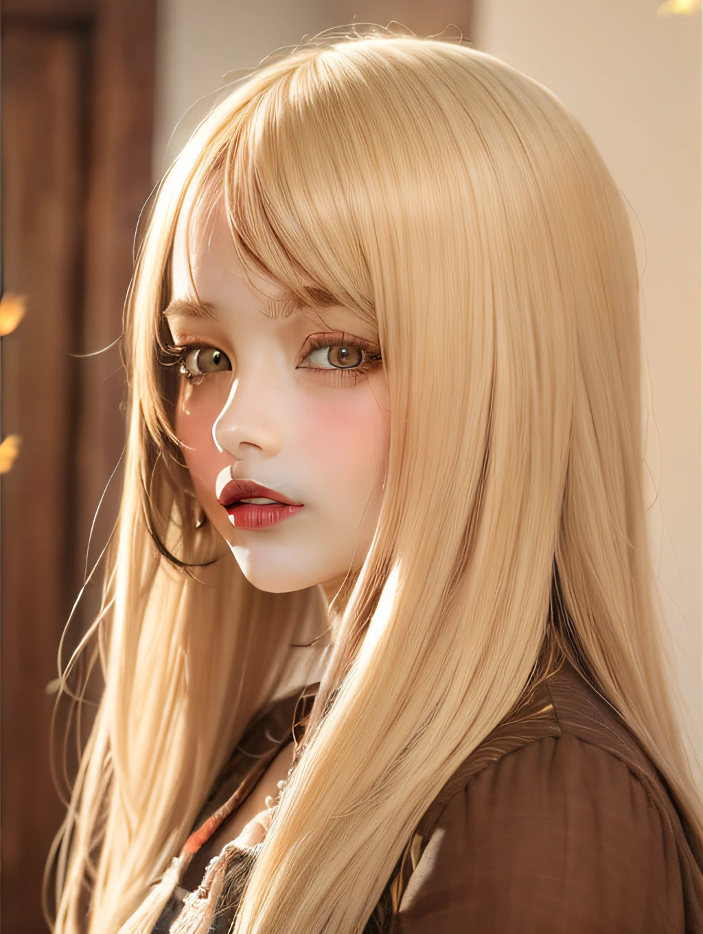 blond hair
