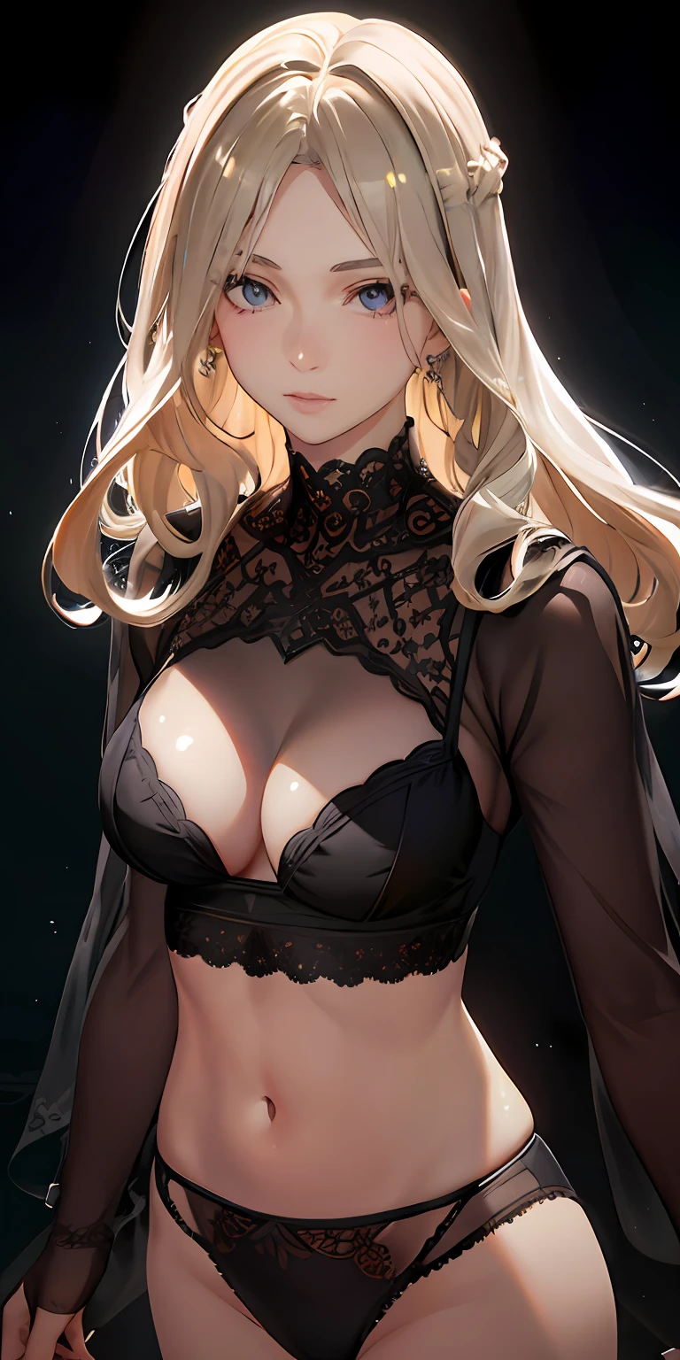 Transparent bra anime showing breast and