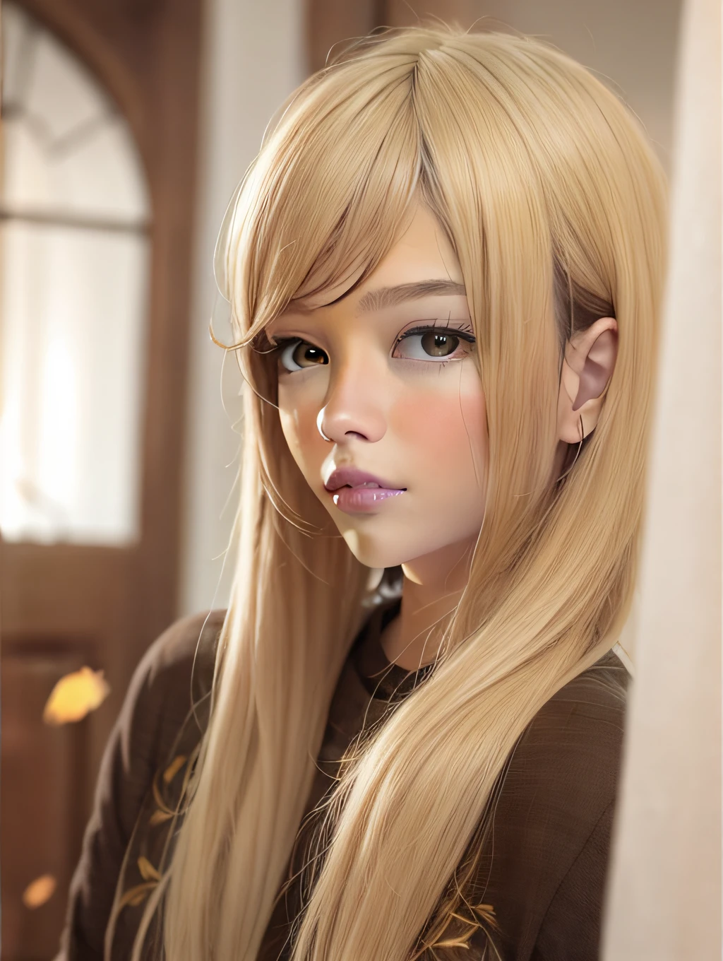 blond hair