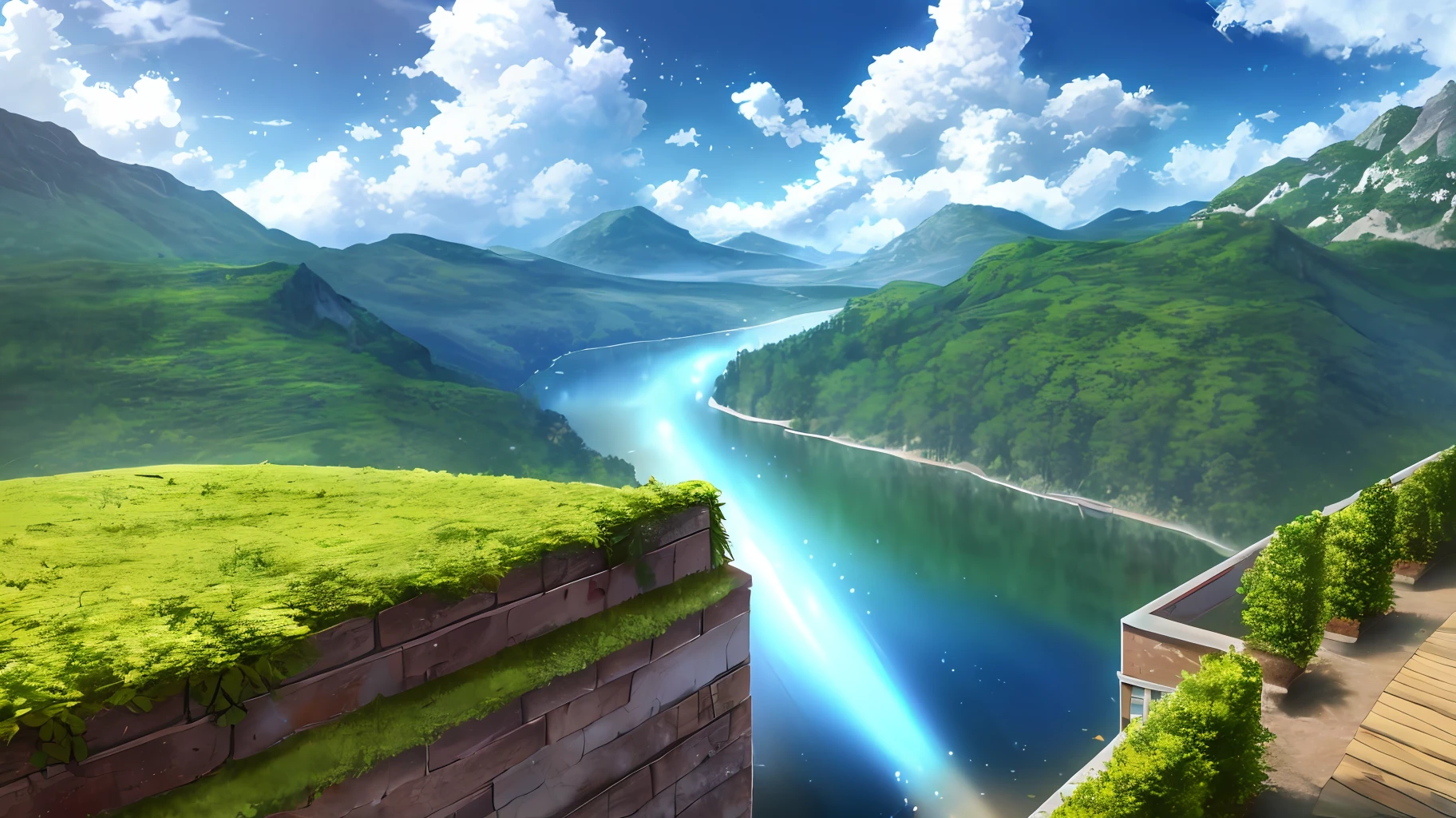 scenery, forest, village, well, sky, clouds, when it begins to enjoy itself in its infinite form, beyond both time, which perturbs the modes of nature, and illusion, which creates delusion, without delusion, it becomes self-realized,