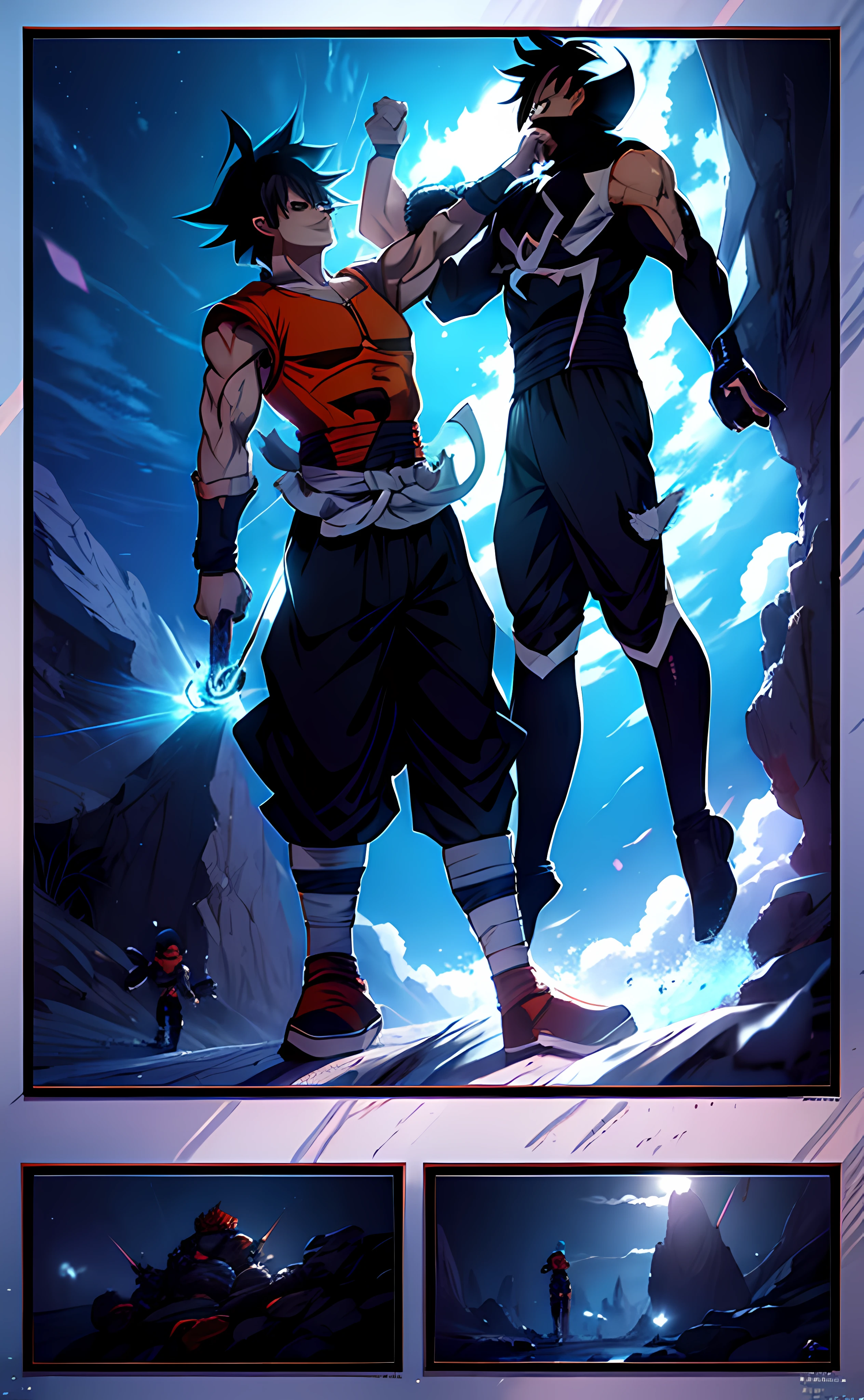 artistic influence of Yusuke Murata and dragon ball, akira toriyama, (maximum detail), in 4k,