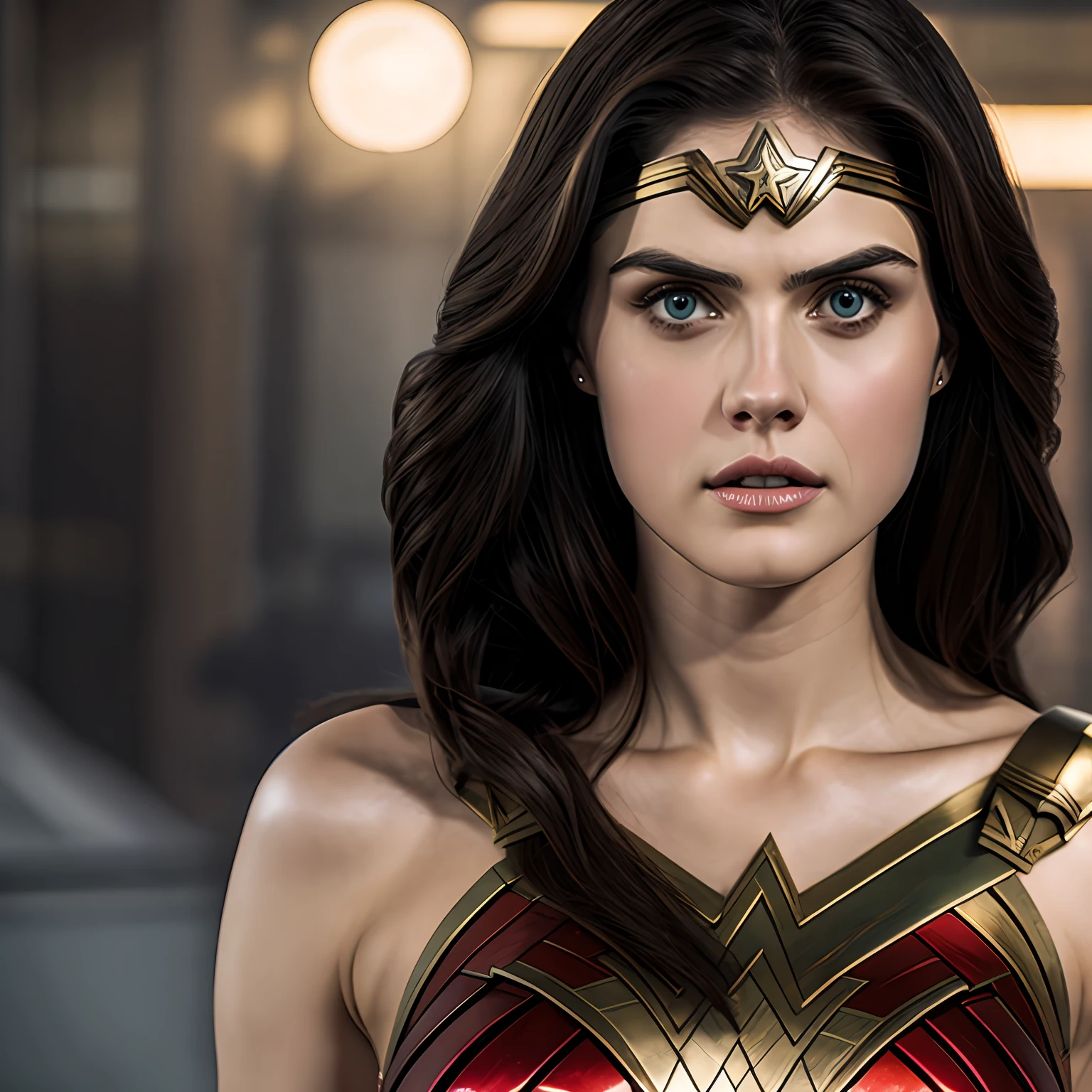 Alexandra daddario as wonder woman --auto