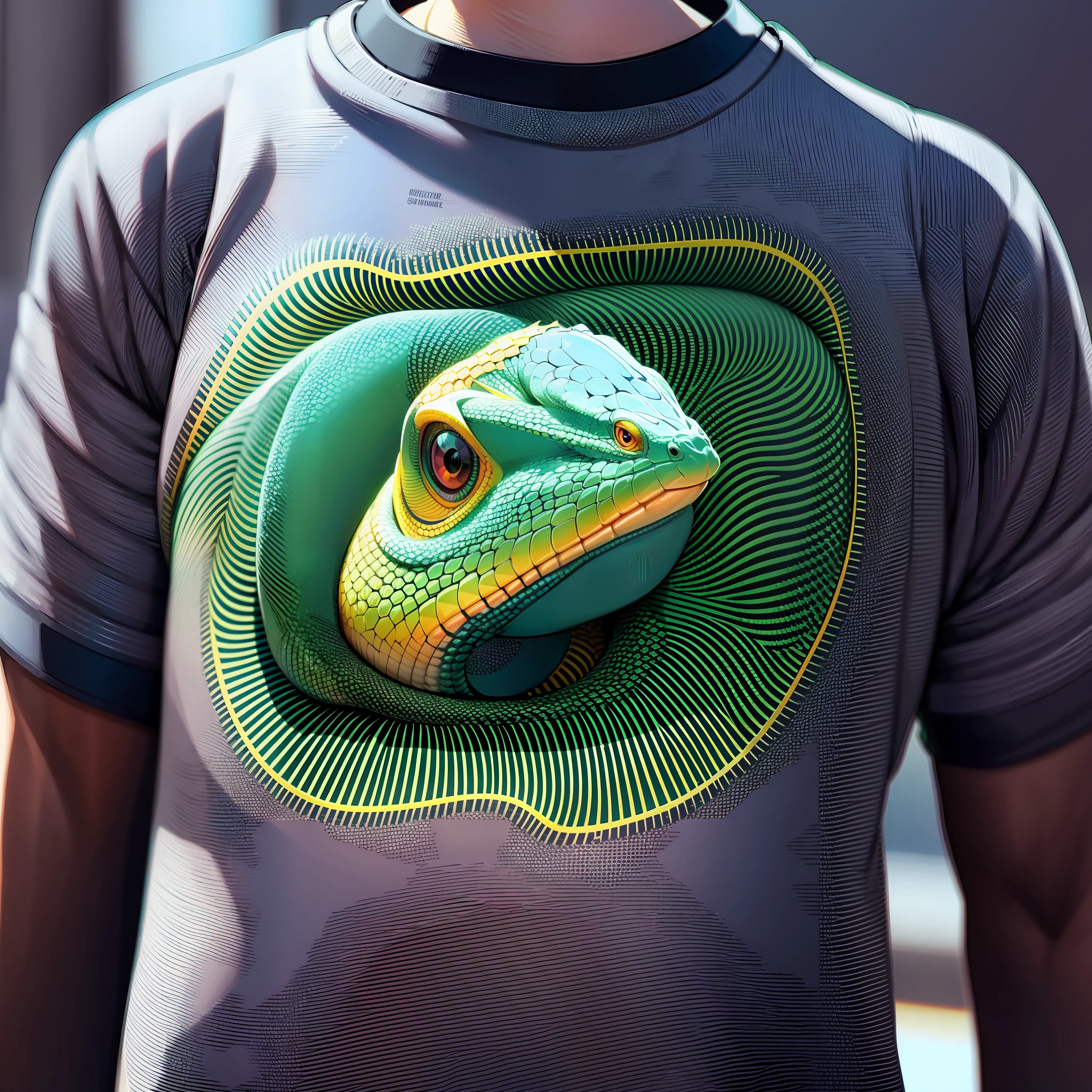 Lizard in geometric style, Design com qualidade de 32k, inspirada em design de camiseta, com estilo Vetor, made by DSLR Camera, enquadramento total, centralizado, fundo branco, maximum quality, maximum details.