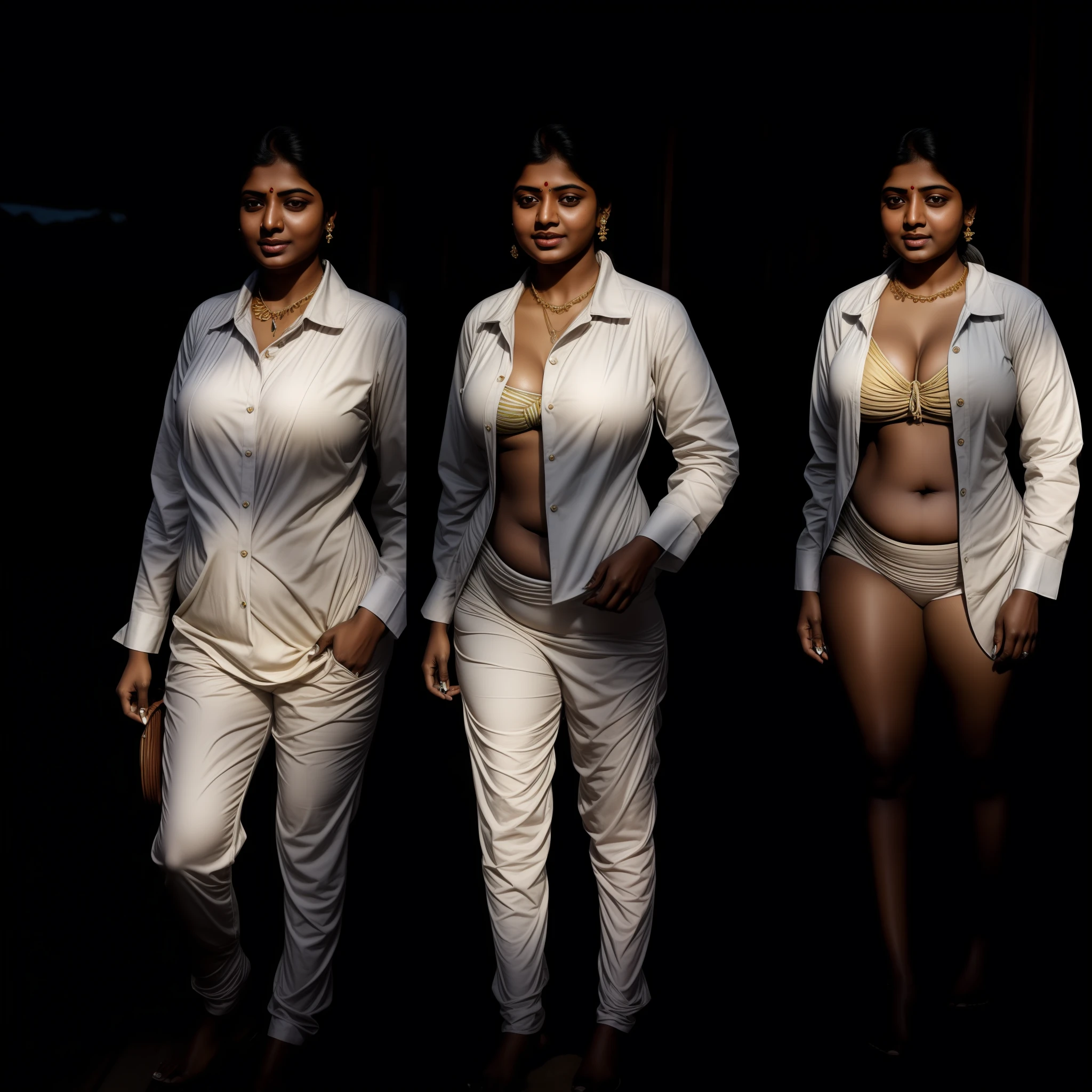 Indian Tamil woman, photorealistic, busty ,curvy, at a beach, daylight,(busty, curvy:1.4)