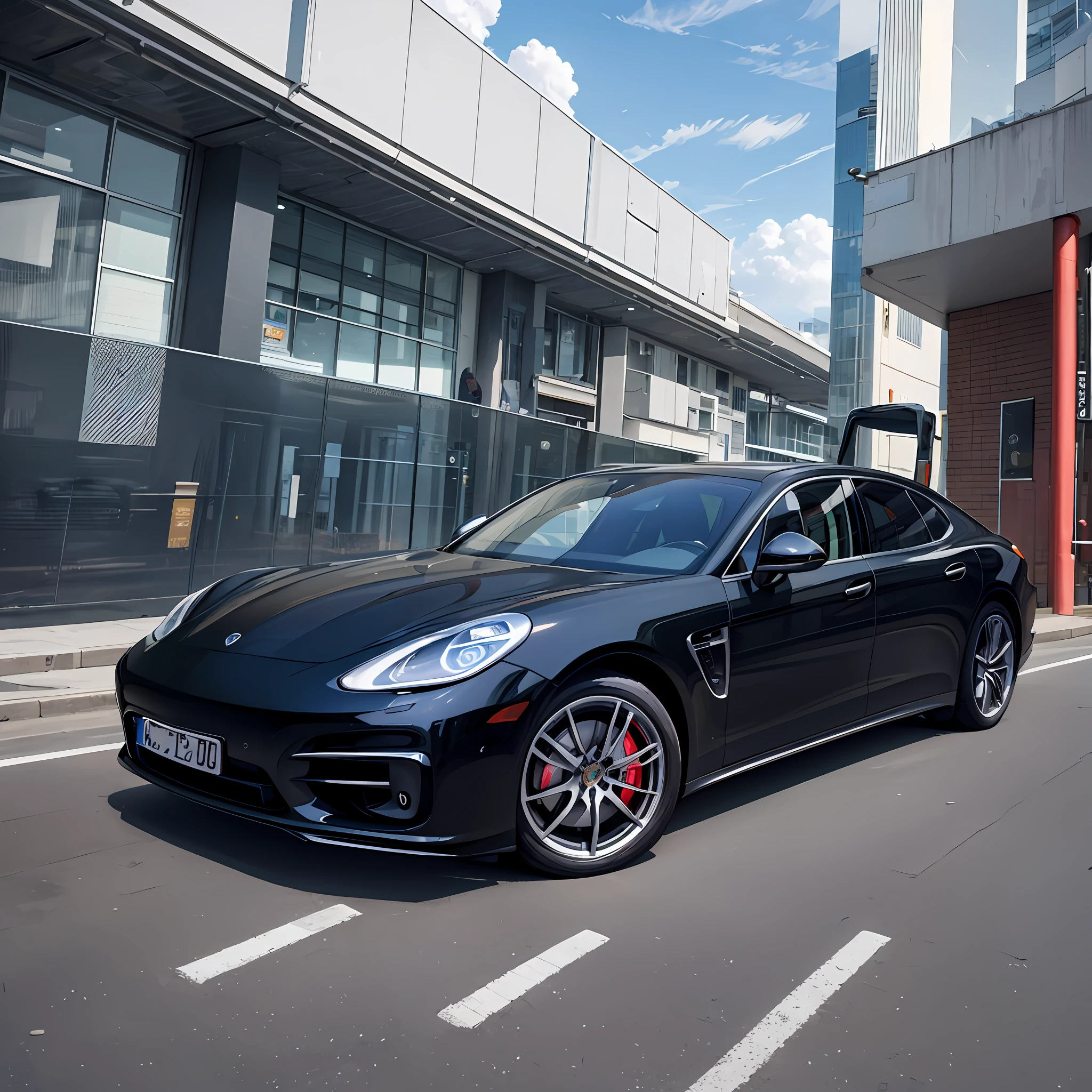 combin a Porsche Panamera with a Mercedes E-Klasse in the year from 2035