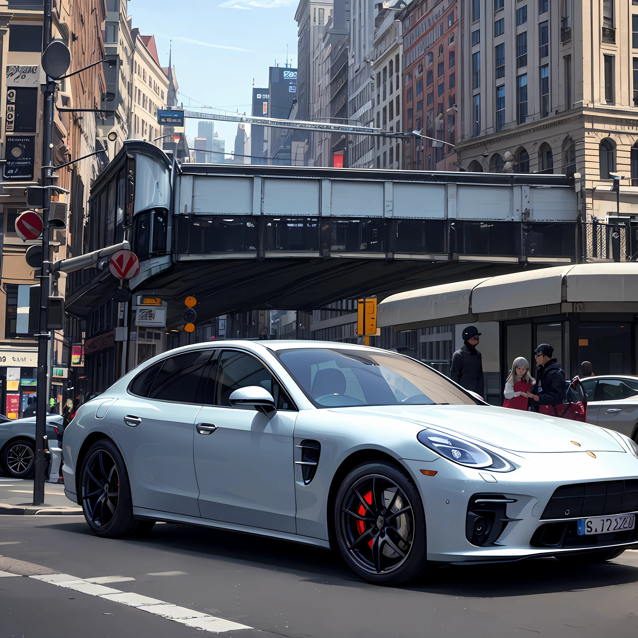 combin a Porsche Panamera with a Mercedes E-Klasse in the year from 2035