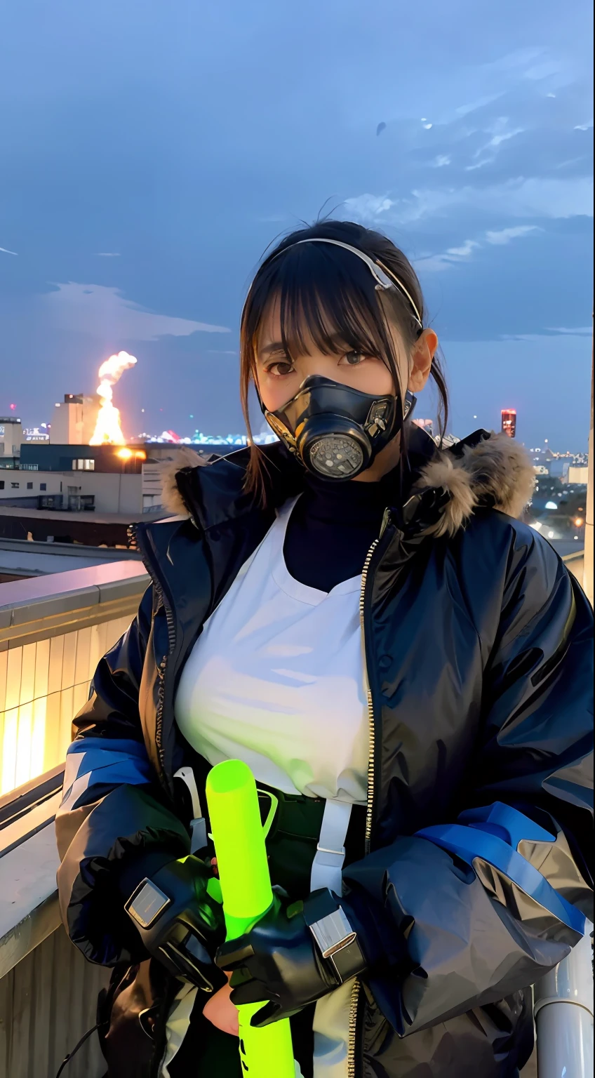 insurrection、Nuclear power plant in the background、Terrorist groups、Fluorescence Headgear、short-haired、bleu hair、Ignite fire from a flamethrower、、14years、gas masks、gh socks、Rooftop at night、tits out、Large gas mask、fur-coat、dictator、Big dragon tattoo、Tattoos all over the body、Glowing headgear、On the rooftop、Huge background is a neon sign、Leather gloves、long boots、Holding a Japan sword、Baseball armor、insurrection、Nuclear power plant in the background、Terrorist groups、Fluorescence Headgear、short-haired、bleu hair、Ignite fire from a flamethrower、middle school girl、1sks、high socks、Roofp at night、City on fire in the background