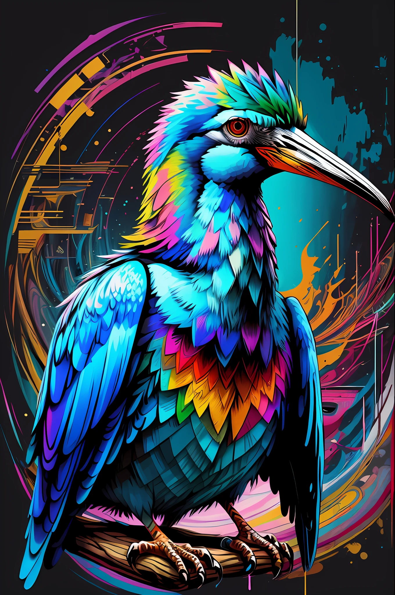 (Eremita Ibis Bird (Gerôntico eremita): |)), Eduardo Kobra acolchoamento ,multidimensional geometric wall PORTRAIT, arte, Chibi,
Yang016K, lindo, Colouring,
Primary works, qualidade superior, melhor qualidade, Arte Oficial, Beautiful and Aesthetic,), Eduardo Kobra acolchoamento ,multidimensional geometric wall PORTRAIT, arte, Chibi,
Yang016K, lindo, Colouring,
Primary works, qualidade superior, melhor qualidade, Arte Oficial, Beautiful and Aesthetic,