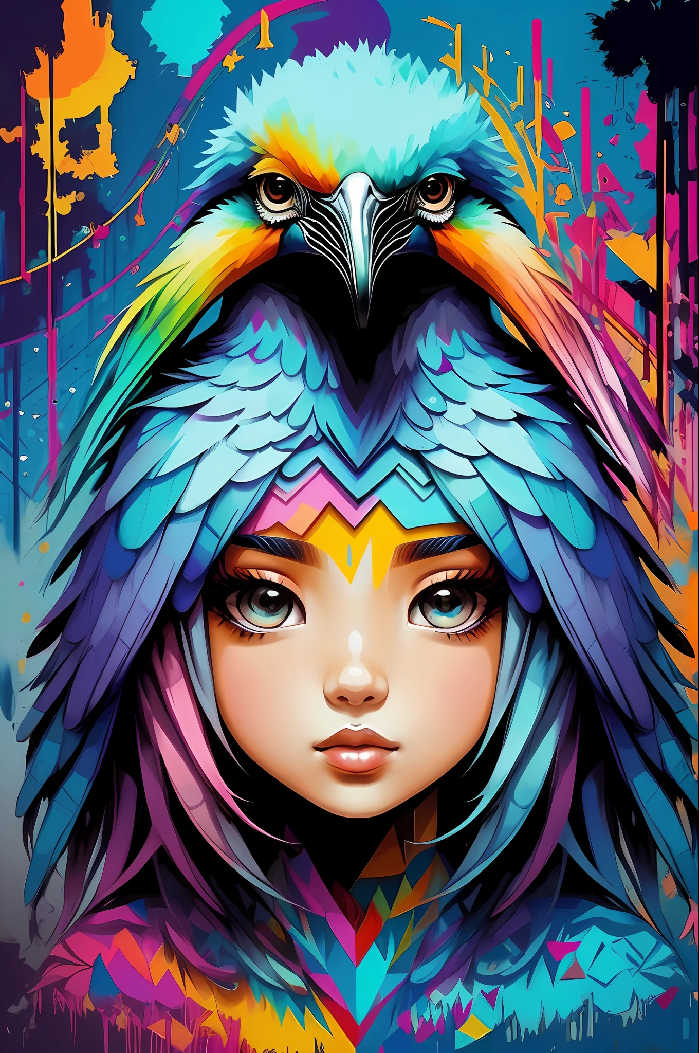 (Eremita Ibis Bird (Gerôntico eremita): |)),  Eduardo Kobra acolchoamento ,multidimensional geometric wall PORTRAIT, arte, Chibi,
Yang016K, lindo, Colouring,
Primary works, qualidade superior, melhor qualidade, Arte Oficial, Beautiful and Aesthetic,),  Eduardo Kobra acolchoamento ,multidimensional geometric wall PORTRAIT, arte, Chibi,
Yang016K, lindo, Colouring,
Primary works, qualidade superior, melhor qualidade, Arte Oficial, Beautiful and Aesthetic,