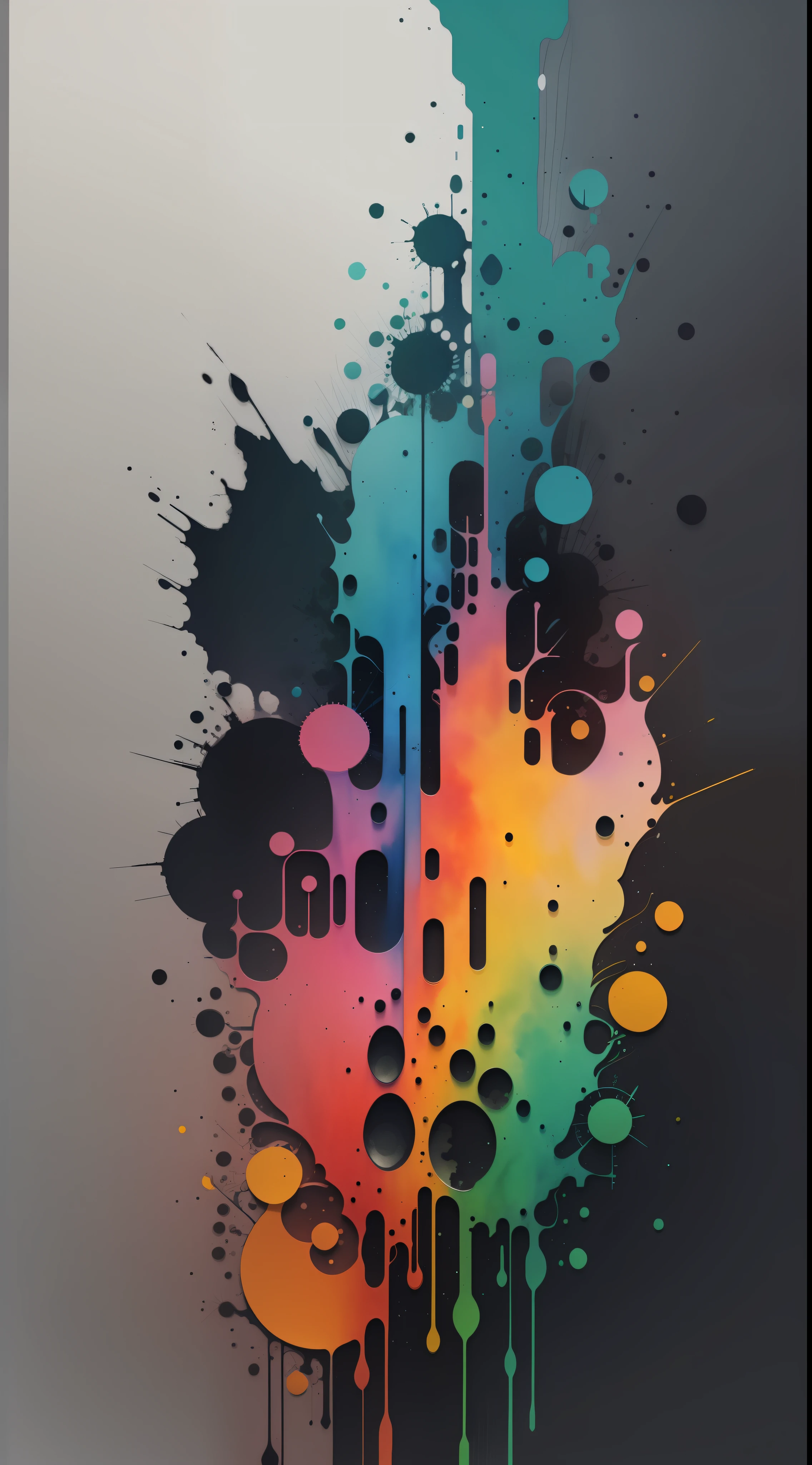 3d watercolor abstract,dark background,high resolution,high quality,colorful,green,red,blue