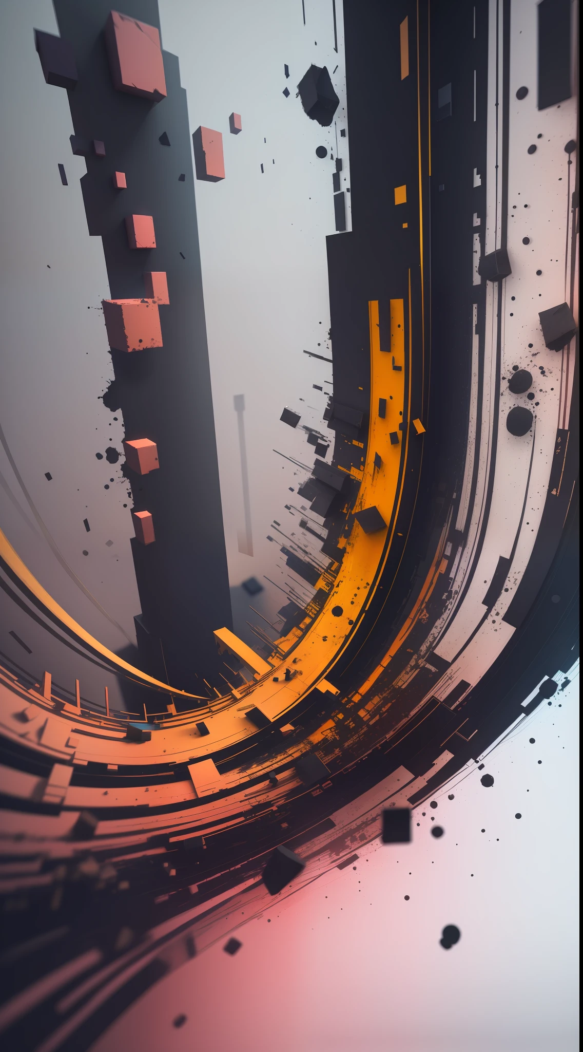 3d watercolor abstract,dark background,high resolution,high quality,colorful