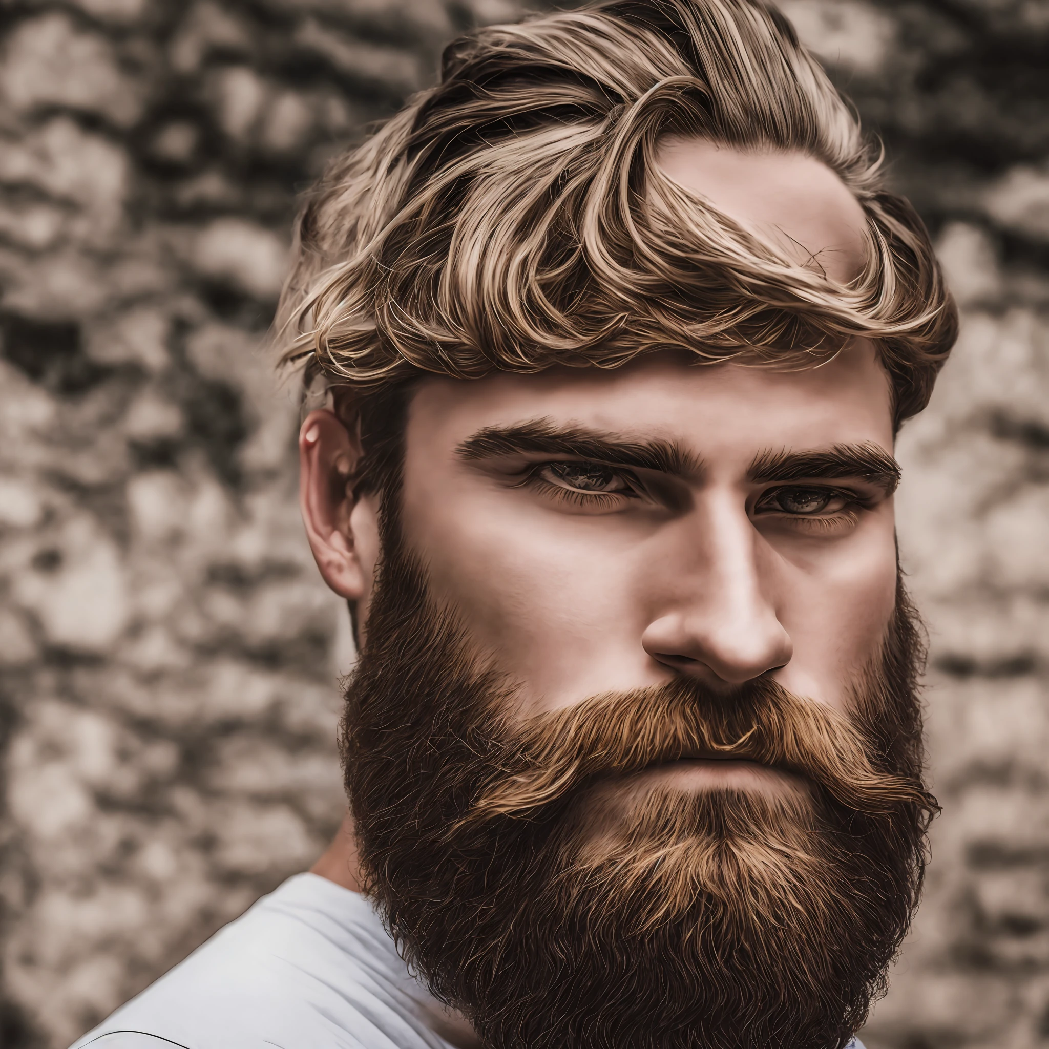 um close up de um homem com barba e casaco de pele, barba viking, long braided viking beard, Retrato de um viking, guerreiro viking, barba, Viking Berserker, viking shaman, estilo viking, Guerreiro viking antigo, norse warrior, rosto viking no perfil, Cultura Viking, epic beard, Estilo Felix Englund, barba grisalha, barba longa do cavanhaque --auto