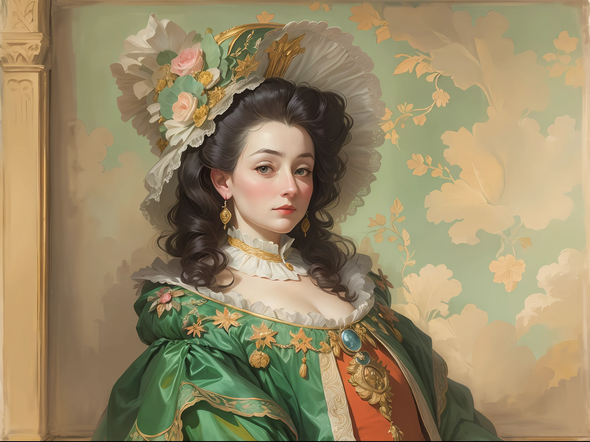 Madame Pampadour, 17th century, Baroque style
